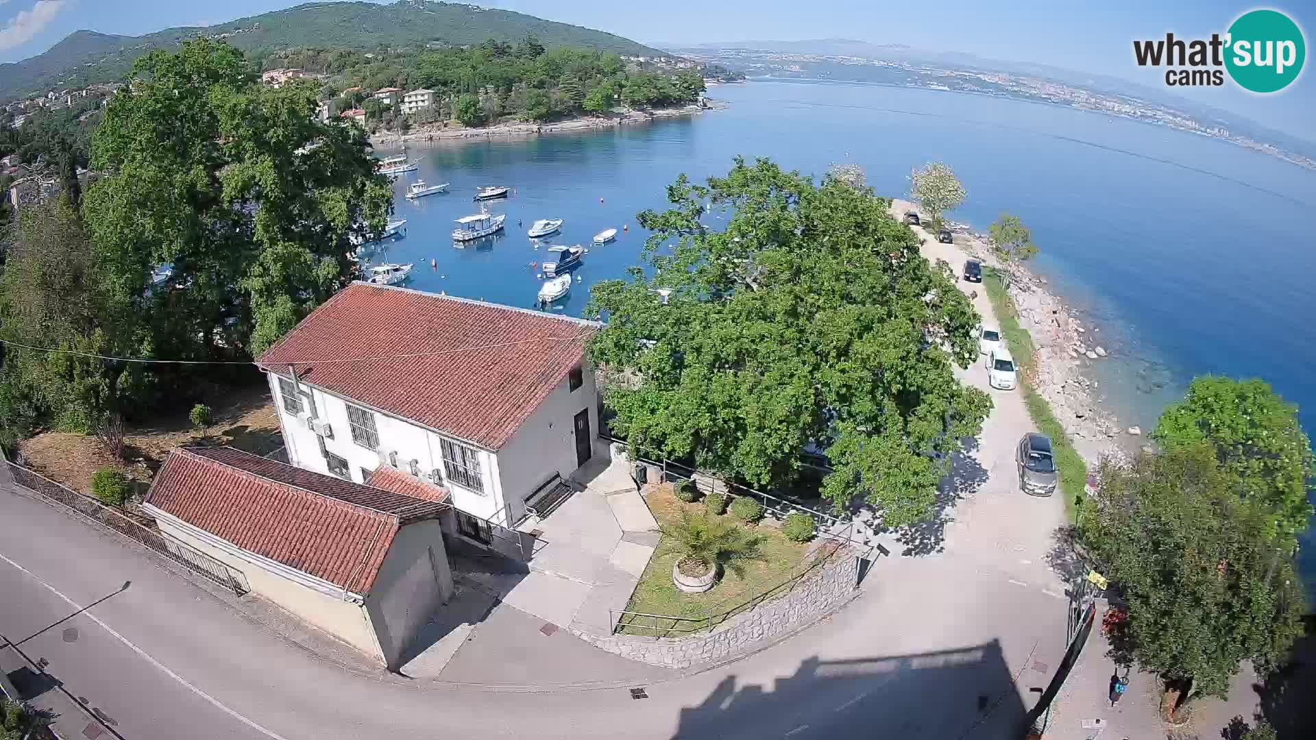 Webcam Ika Hafen – LIVE Blick auf den Hafen und die Lichter von Opatija