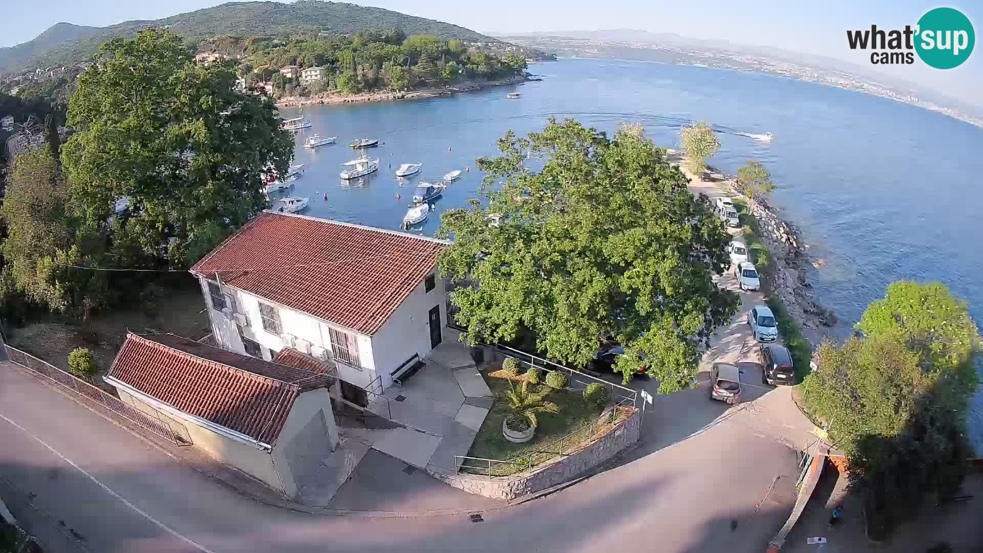 Webcam Ika Hafen – LIVE Blick auf den Hafen und die Lichter von Opatija