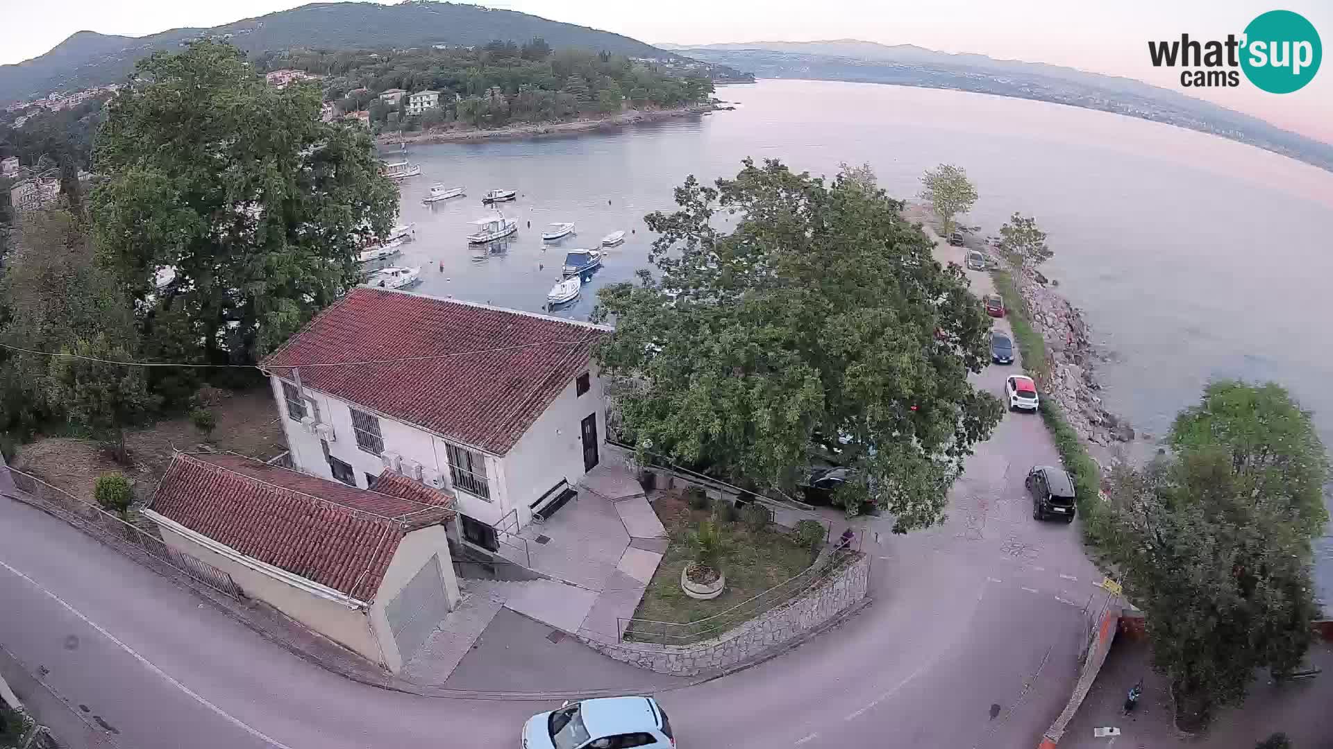 Webcam porto Ika – Vista LIVE sul porto e le luci di Opatija
