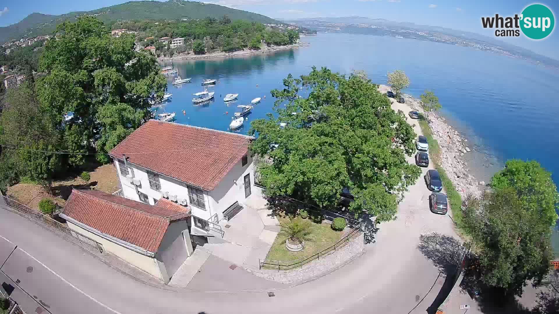 Webcam Ika Hafen – LIVE Blick auf den Hafen und die Lichter von Opatija
