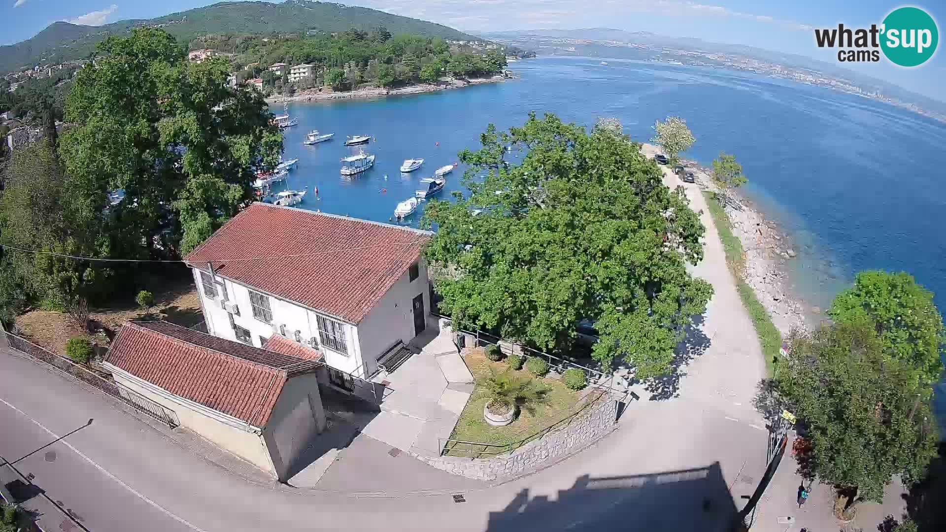 Webcam Ika Hafen – LIVE Blick auf den Hafen und die Lichter von Opatija