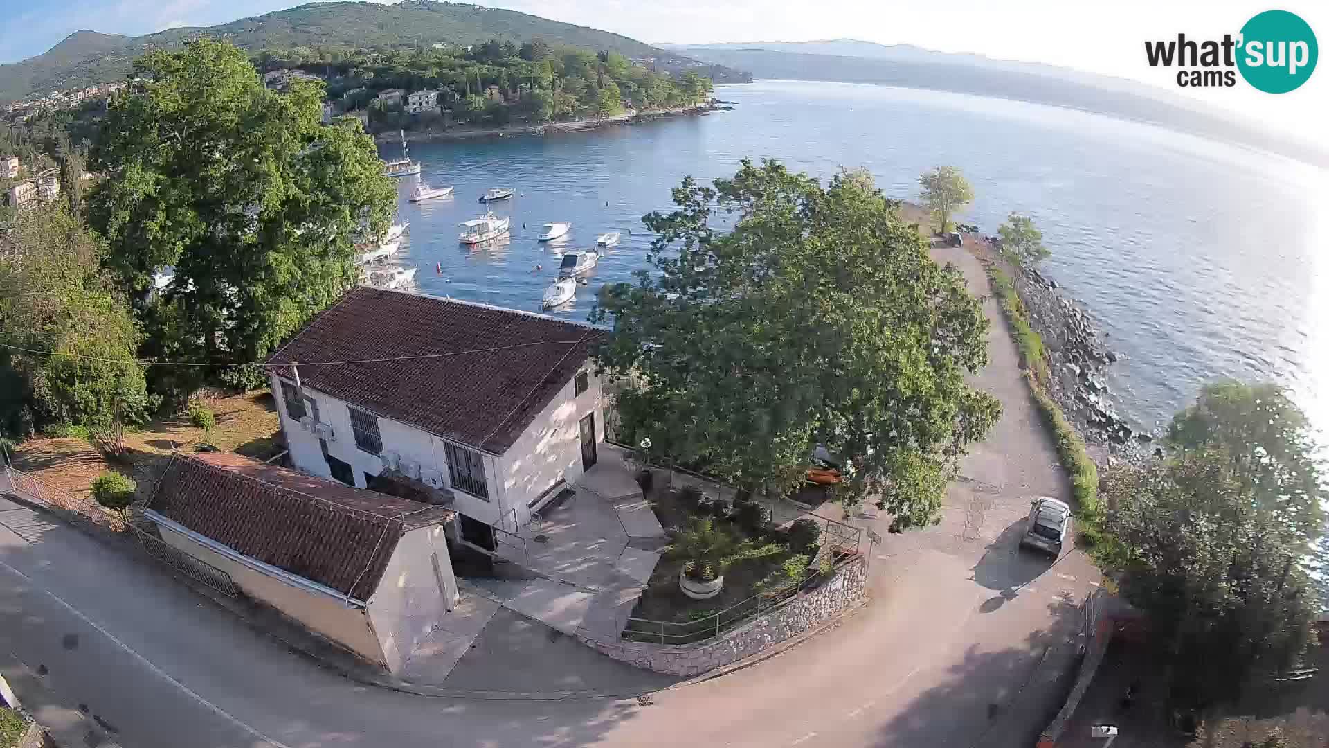 Webcam Ika Hafen – LIVE Blick auf den Hafen und die Lichter von Opatija