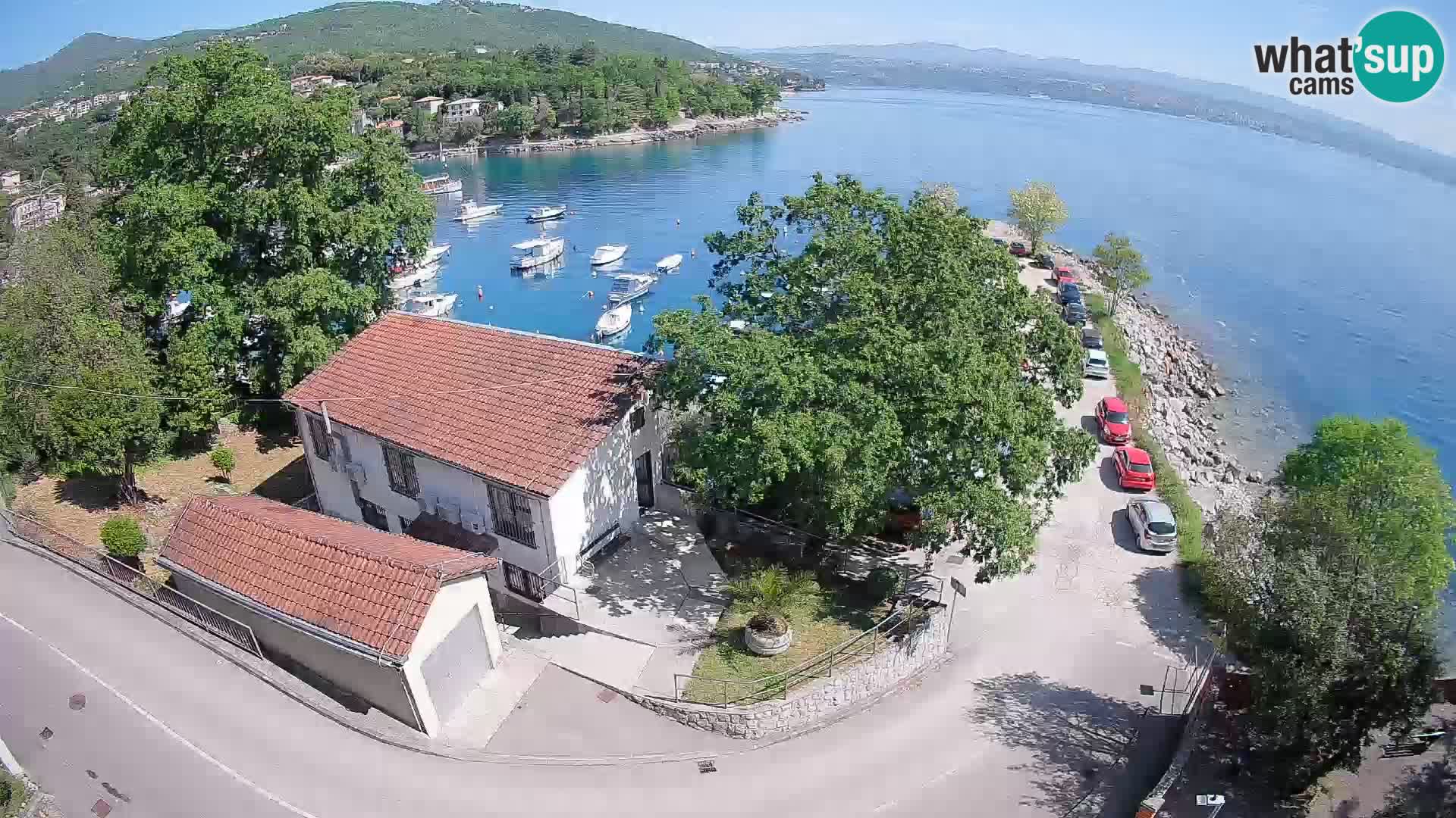 Webcam port d’Ika – Vue en direct et lumières d’Opatija