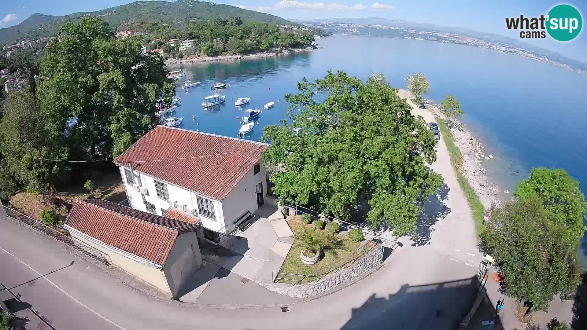 Webcam Ika Hafen – LIVE Blick auf den Hafen und die Lichter von Opatija