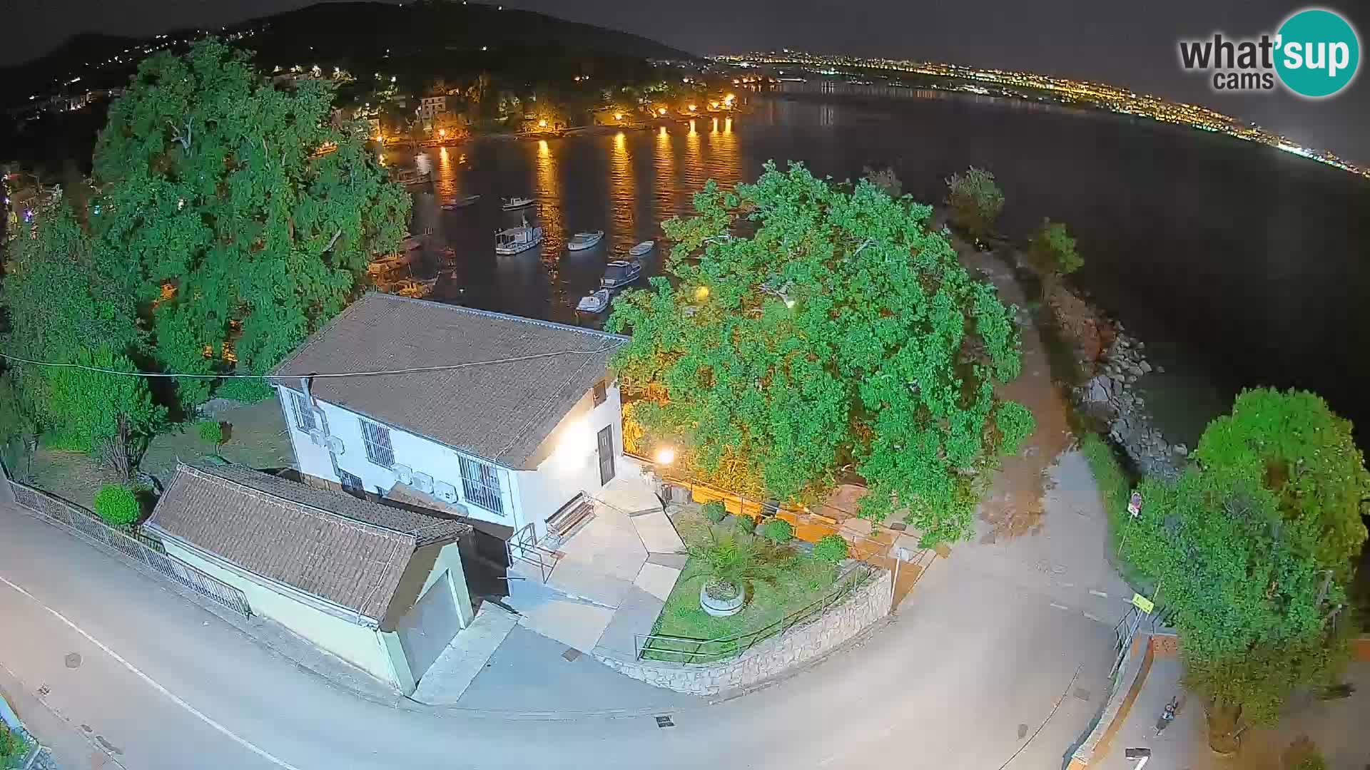 Webcam Ika Hafen – LIVE Blick auf den Hafen und die Lichter von Opatija