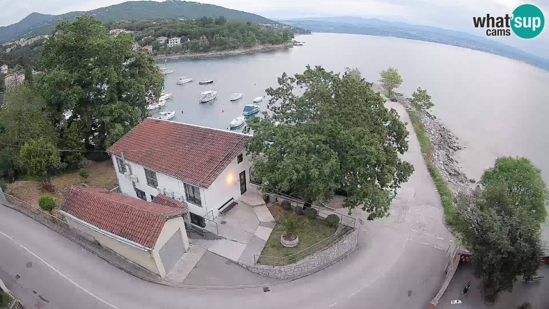 Webcam Ika Hafen – LIVE Blick auf den Hafen und die Lichter von Opatija