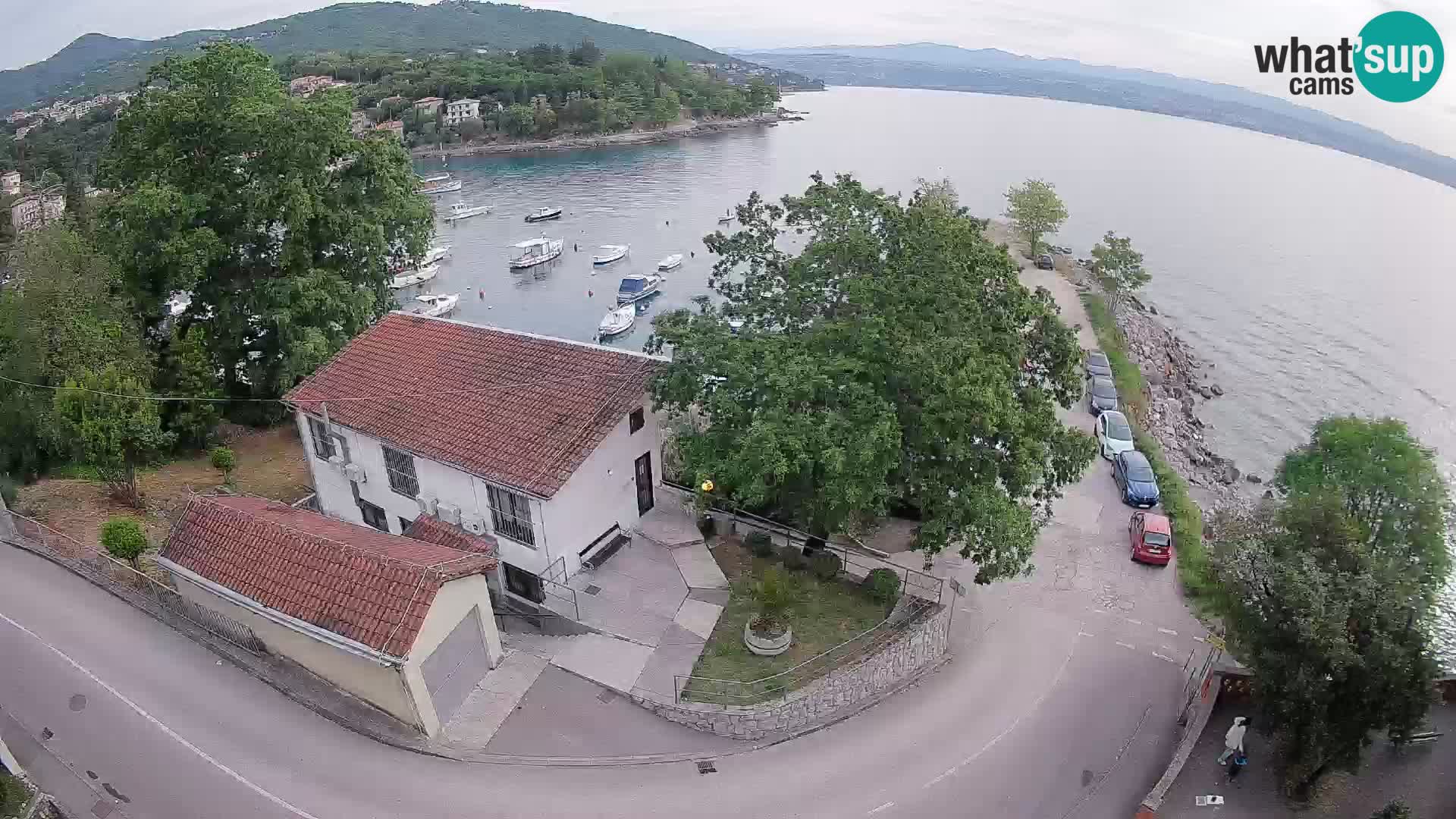 Ika Harbor Webcam – LIVE View of the Harbor and Opatija Lights