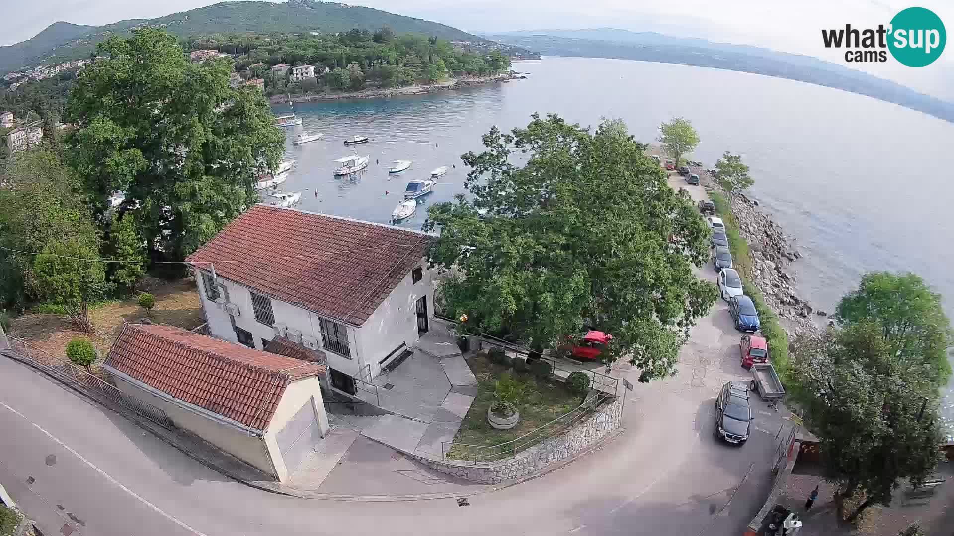 Webcam port d’Ika – Vue en direct et lumières d’Opatija