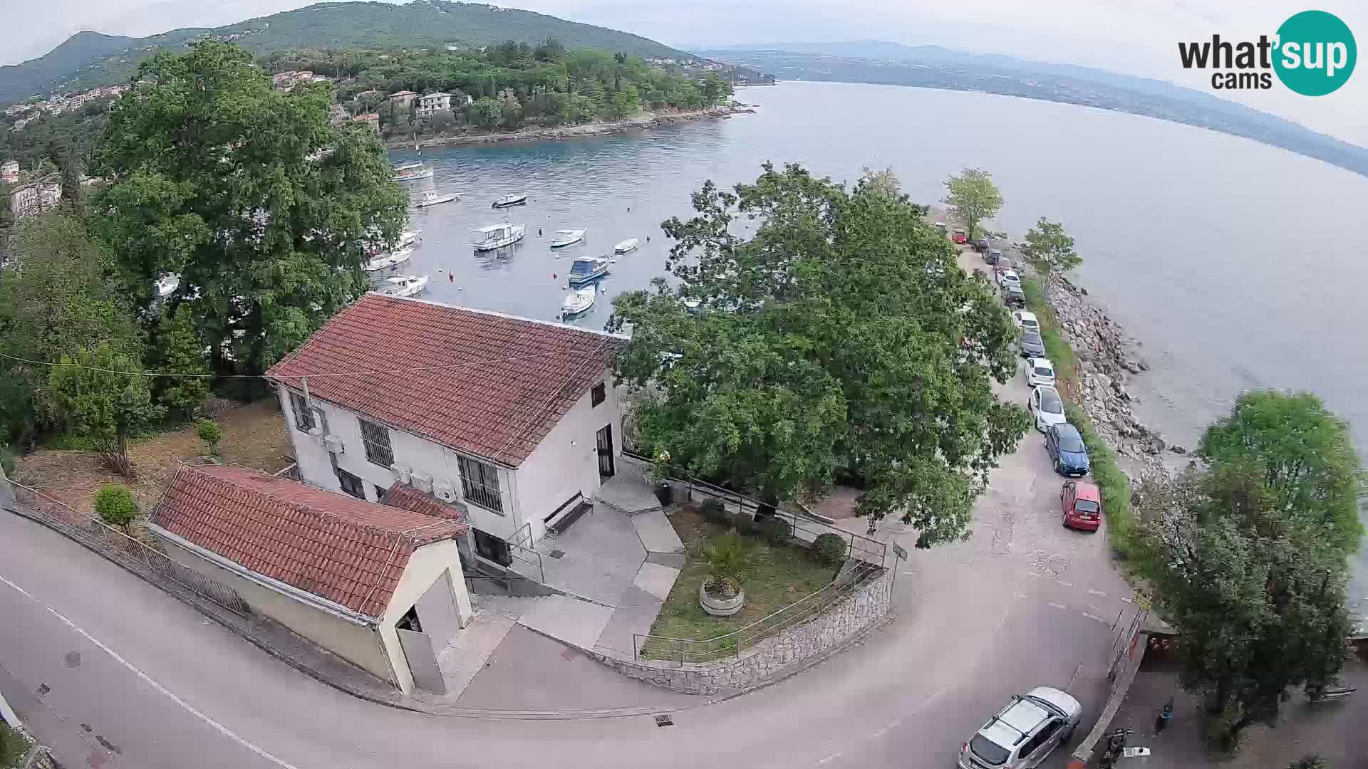 Webcam port d’Ika – Vue en direct et lumières d’Opatija