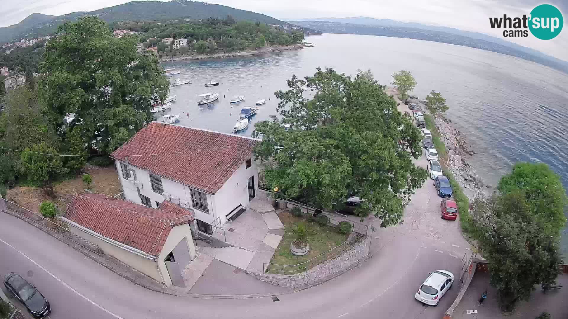 Ika Harbor Webcam – LIVE View of the Harbor and Opatija Lights