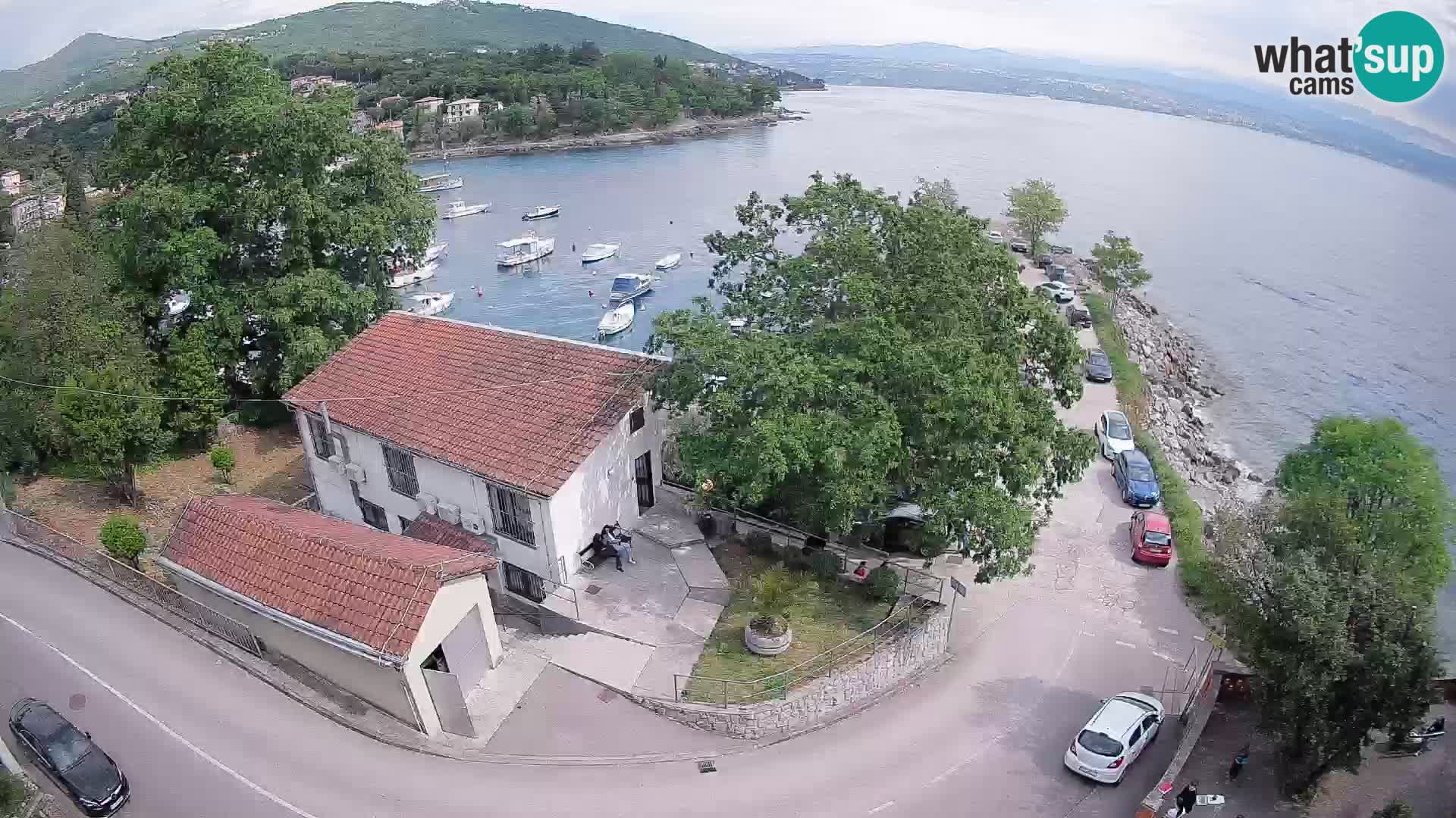 Webcam port d’Ika – Vue en direct et lumières d’Opatija