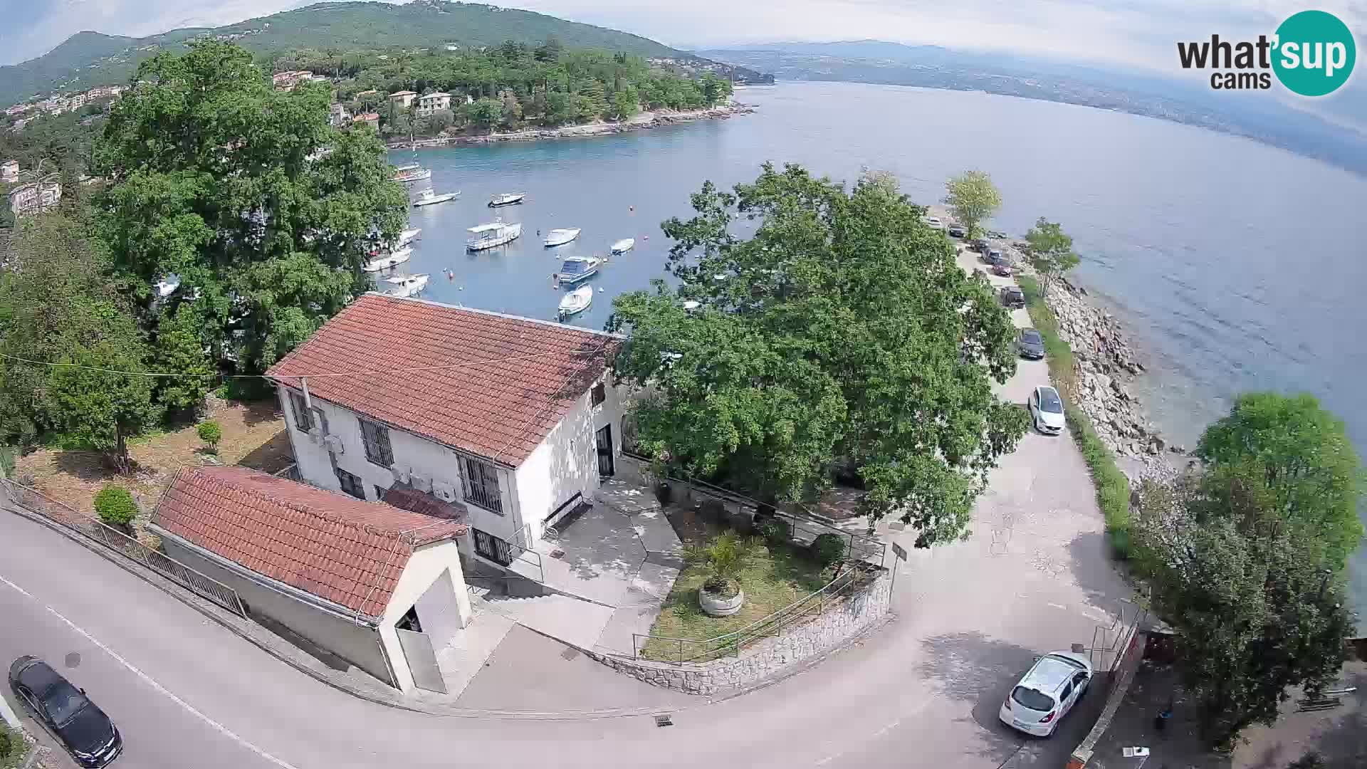 Webcam port d’Ika – Vue en direct et lumières d’Opatija