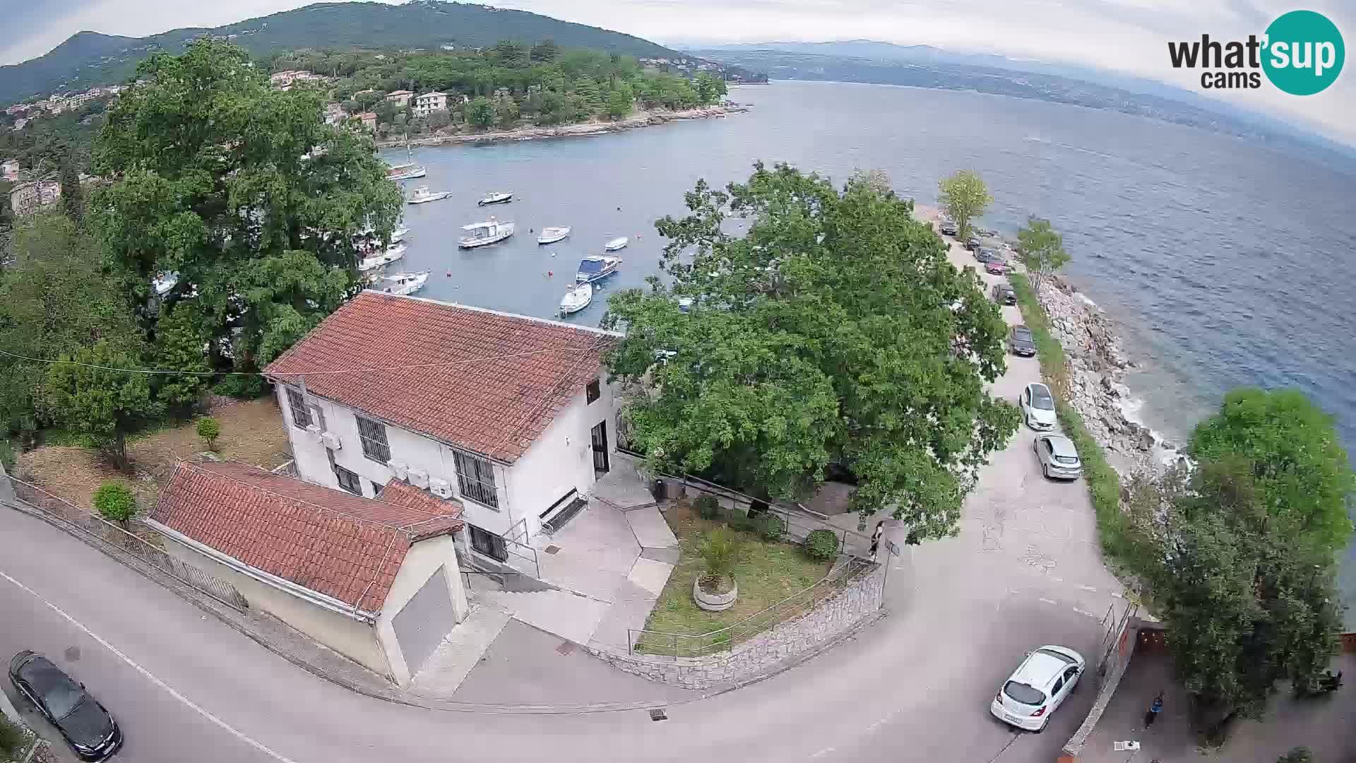 Ika Harbor Webcam – LIVE View of the Harbor and Opatija Lights