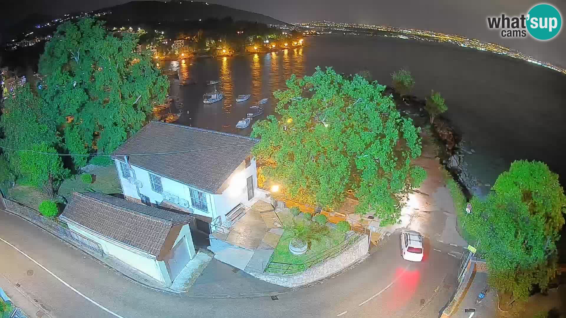 Webcam Ika Hafen – LIVE Blick auf den Hafen und die Lichter von Opatija