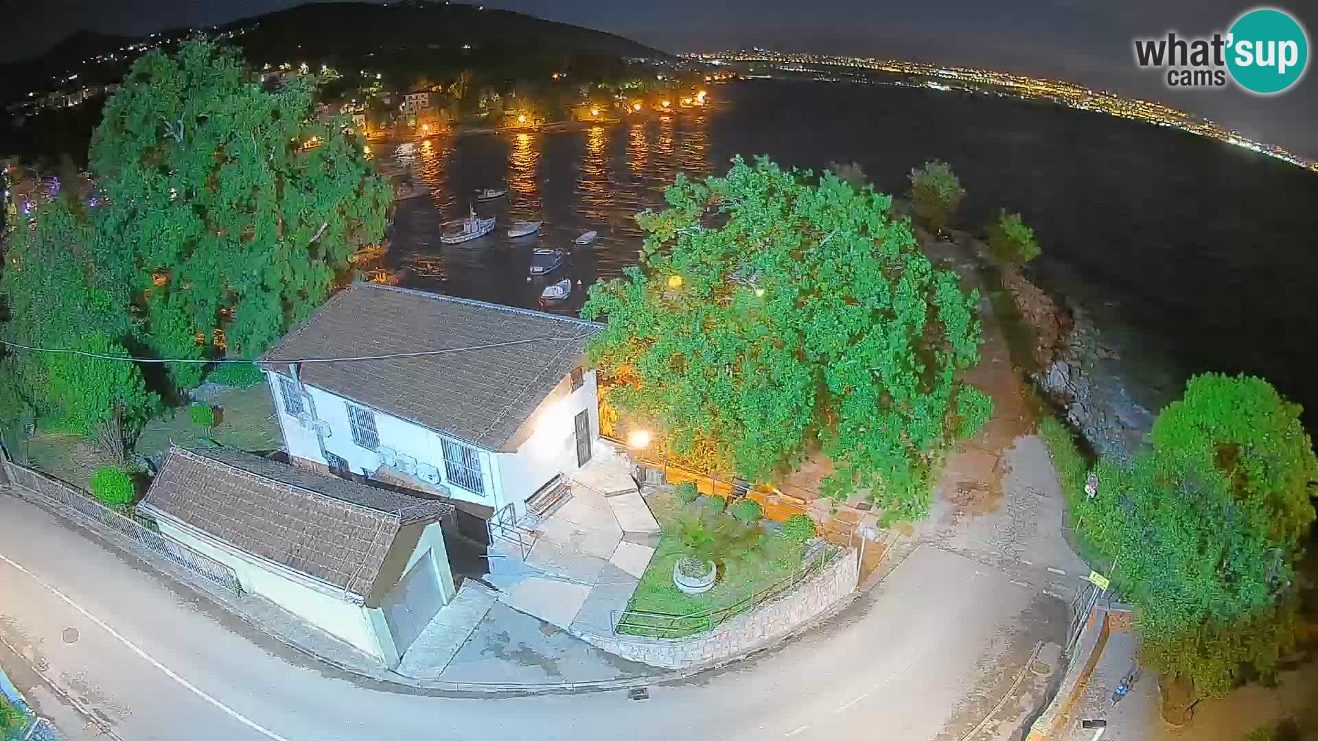 Webcam Ika Hafen – LIVE Blick auf den Hafen und die Lichter von Opatija