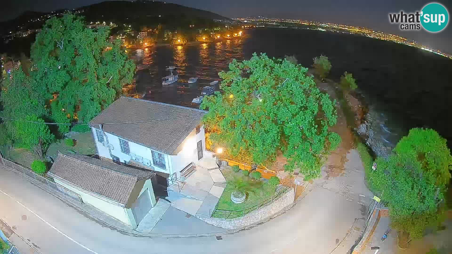 Webcam Ika Hafen – LIVE Blick auf den Hafen und die Lichter von Opatija