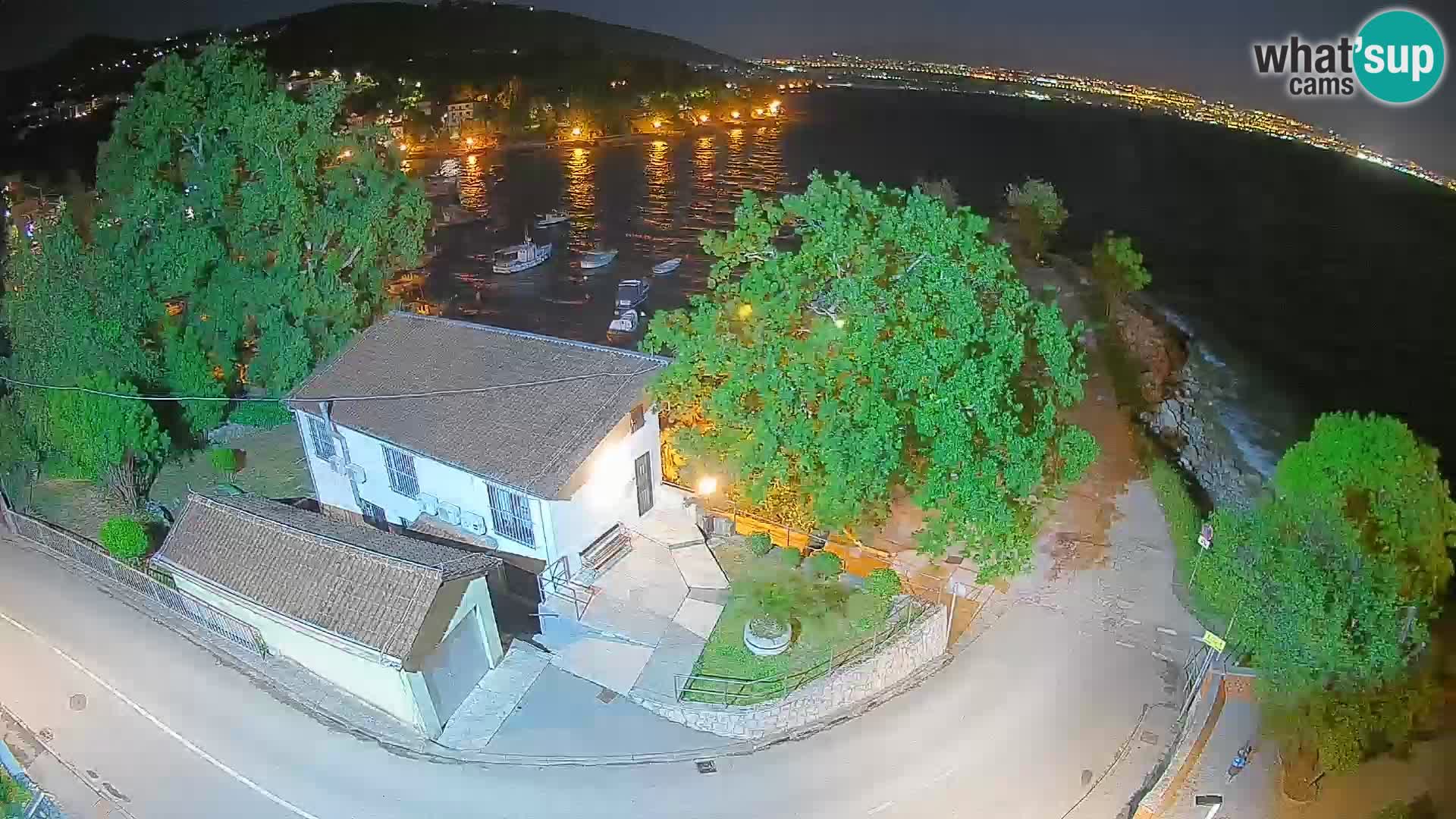 Webcam Ika Hafen – LIVE Blick auf den Hafen und die Lichter von Opatija