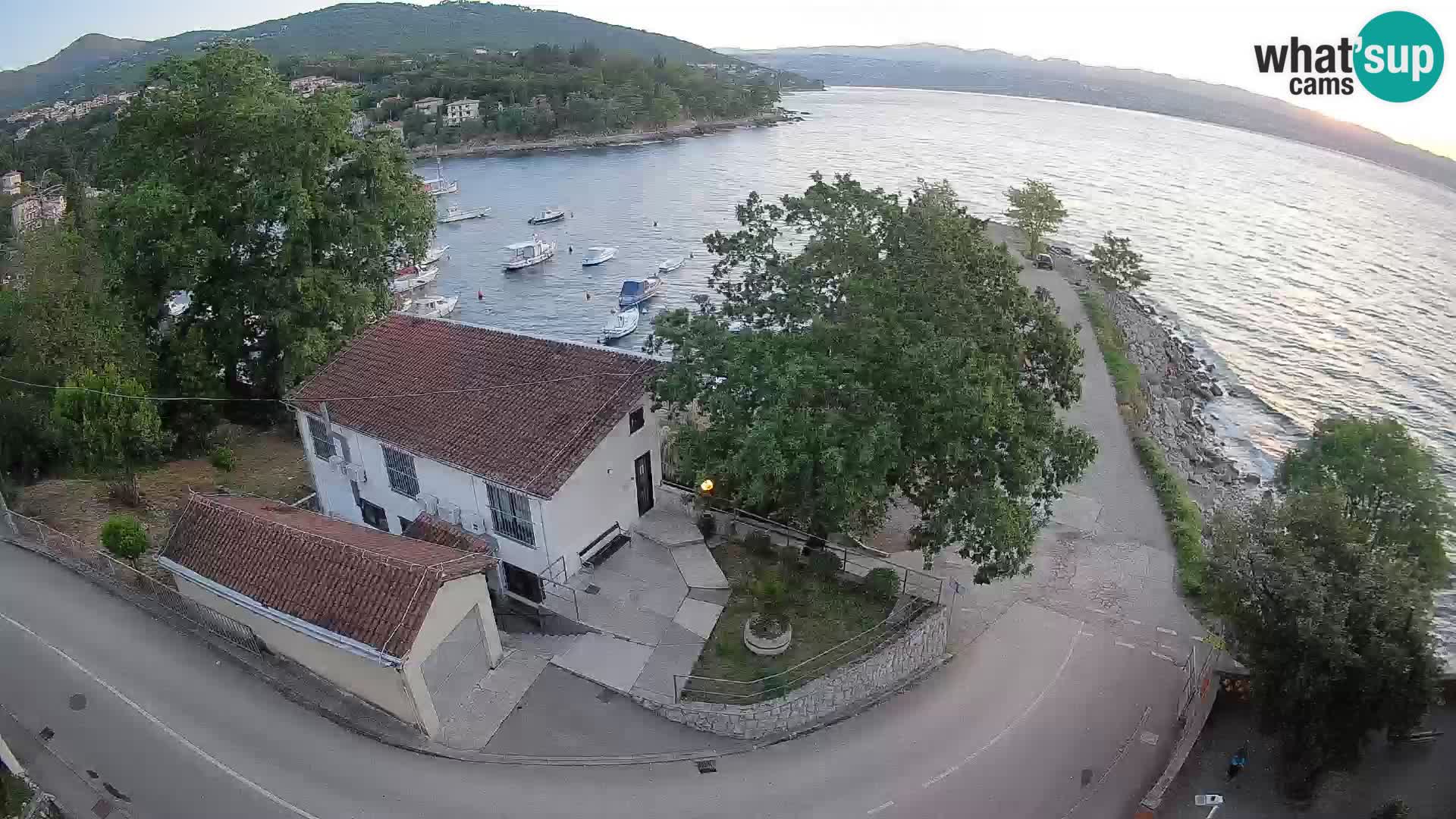 Webcam port d’Ika – Vue en direct et lumières d’Opatija