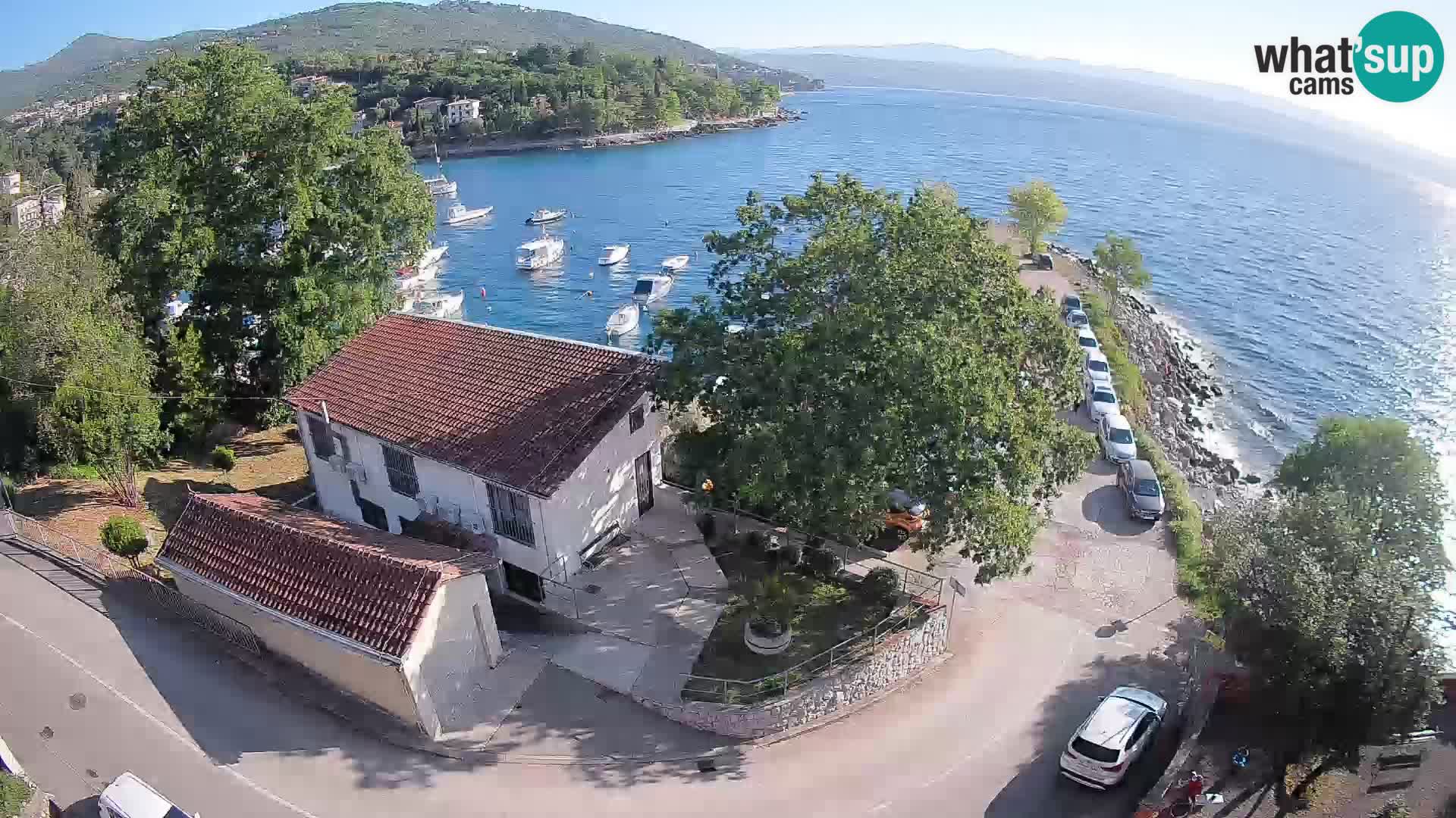 Ika Harbor Webcam – LIVE View of the Harbor and Opatija Lights