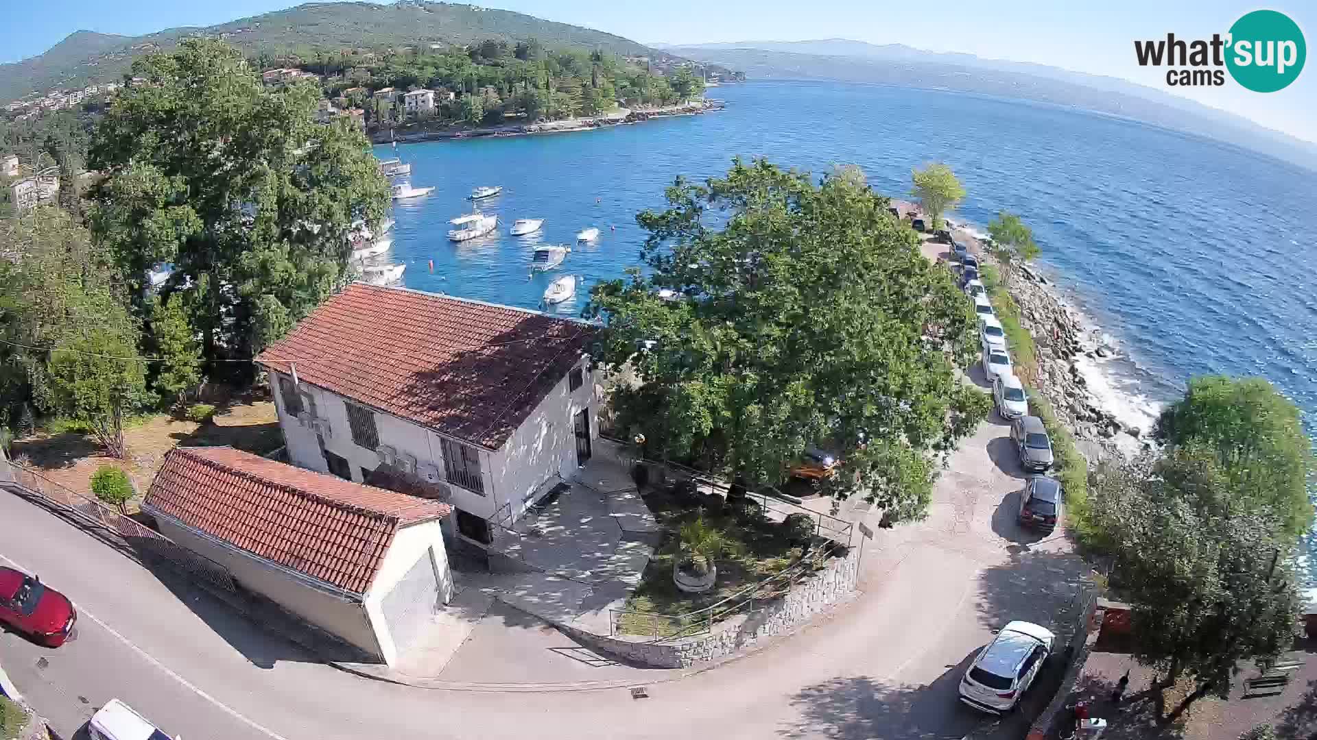 Ika Harbor Webcam – LIVE View of the Harbor and Opatija Lights