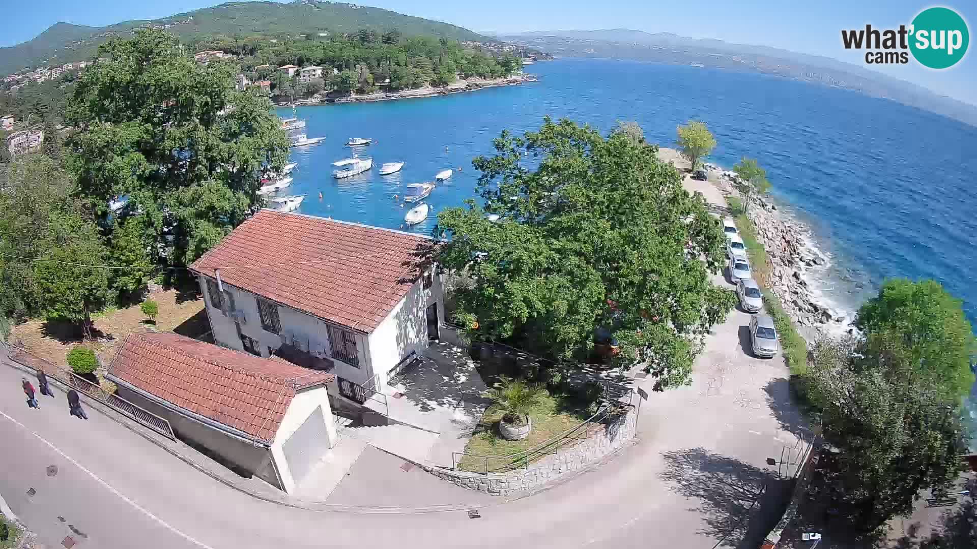 Webcam Ika Hafen – LIVE Blick auf den Hafen und die Lichter von Opatija