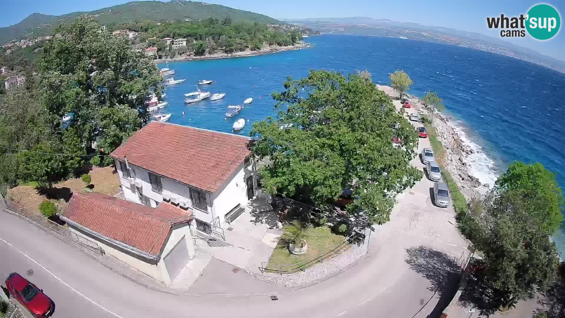 Webcam Ika Hafen – LIVE Blick auf den Hafen und die Lichter von Opatija