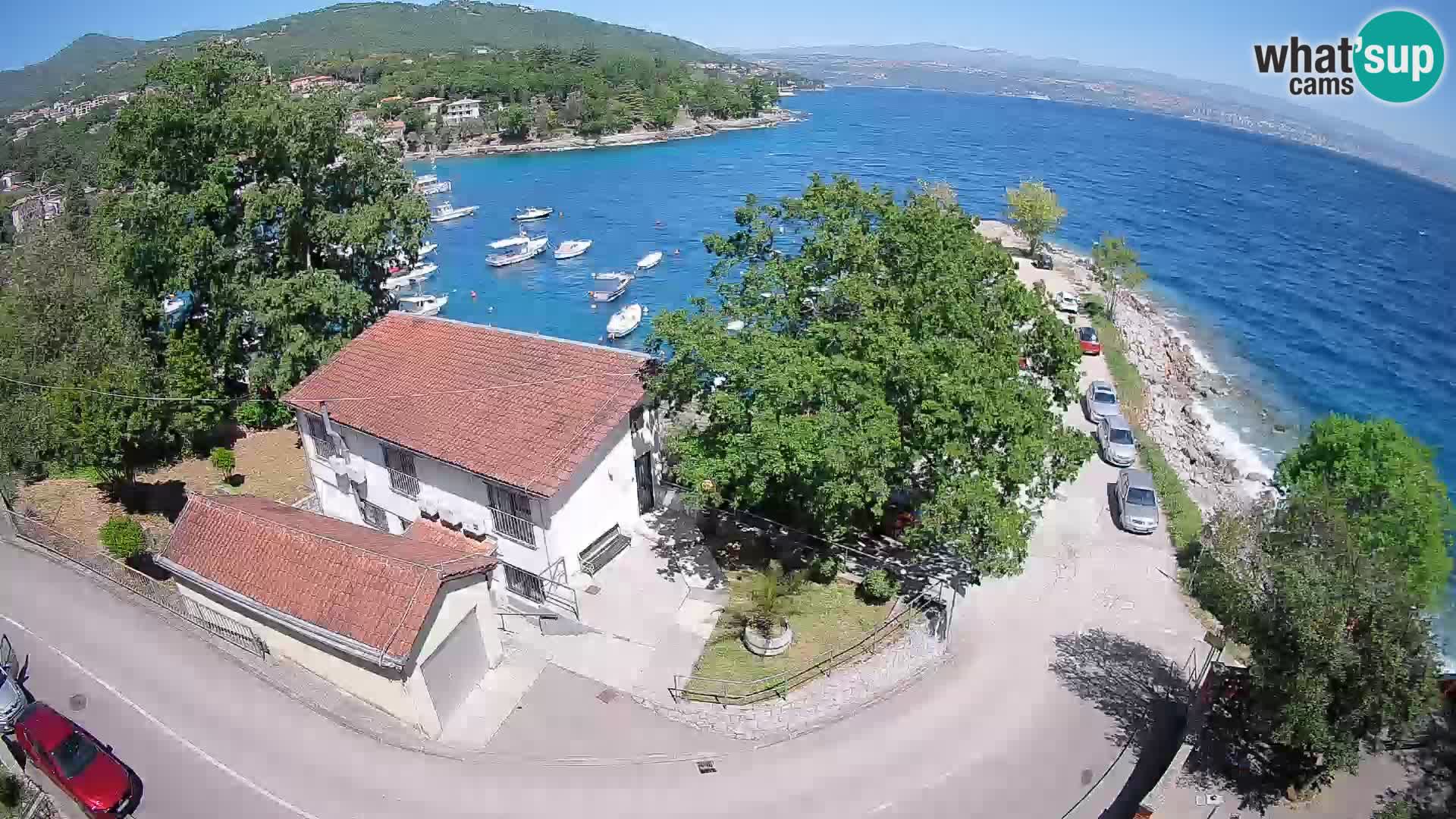 Ika Harbor Webcam – LIVE View of the Harbor and Opatija Lights