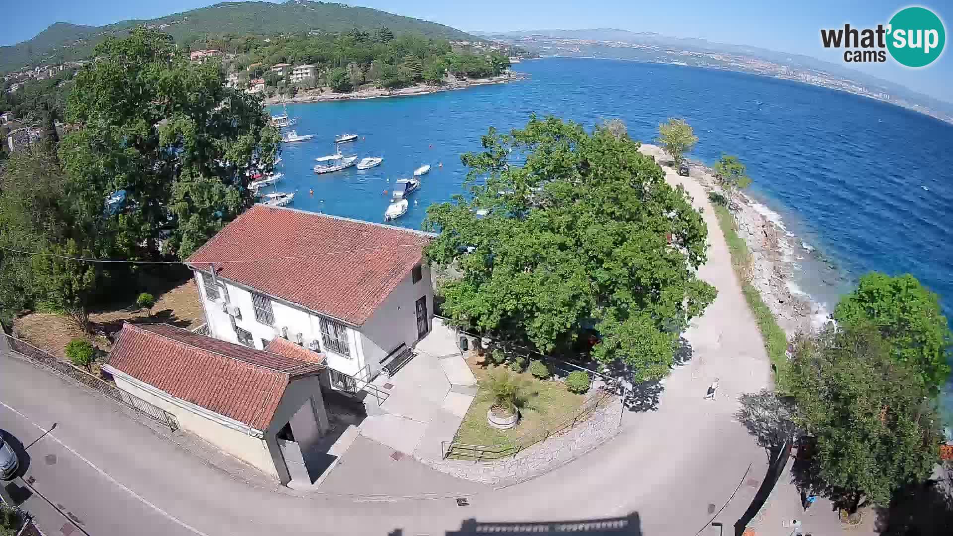 Webcam Ika Hafen – LIVE Blick auf den Hafen und die Lichter von Opatija