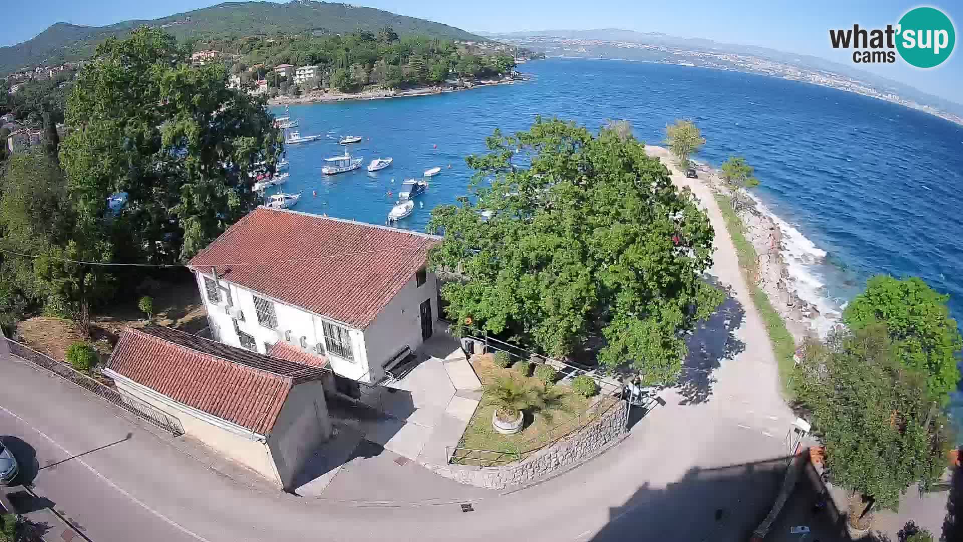 Webcam Ika Hafen – LIVE Blick auf den Hafen und die Lichter von Opatija