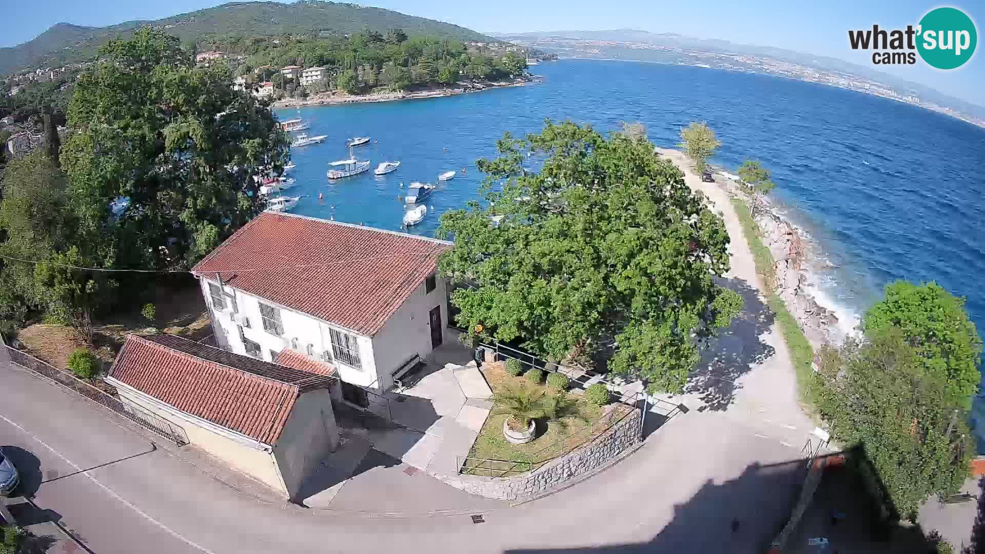 Webcam Ika Hafen – LIVE Blick auf den Hafen und die Lichter von Opatija