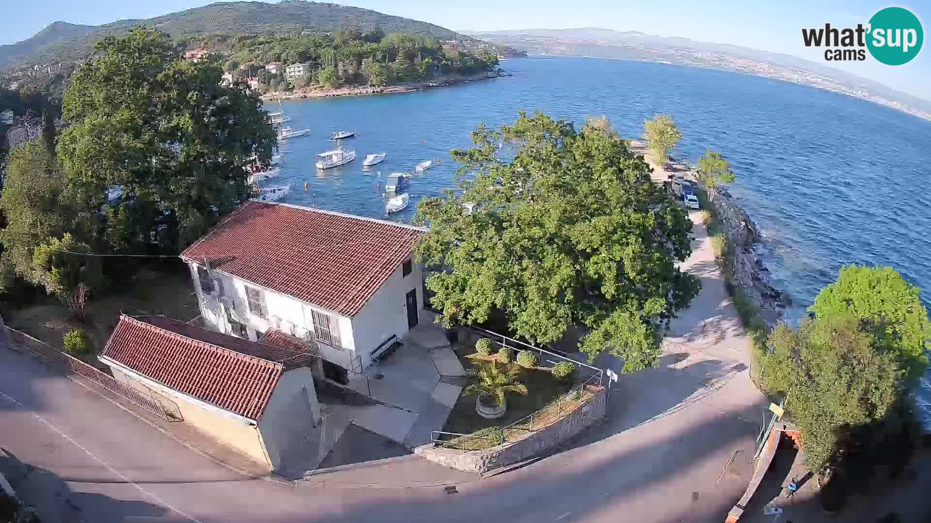 Webcam Ika Hafen – LIVE Blick auf den Hafen und die Lichter von Opatija