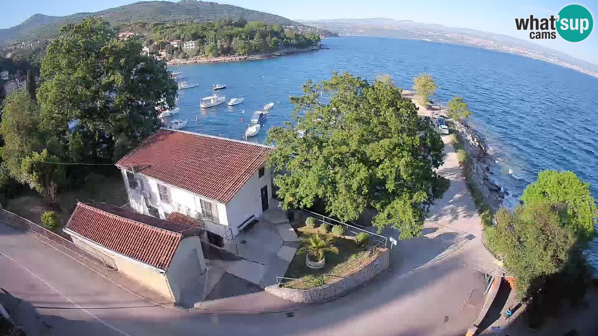 Webcam Ika Hafen – LIVE Blick auf den Hafen und die Lichter von Opatija