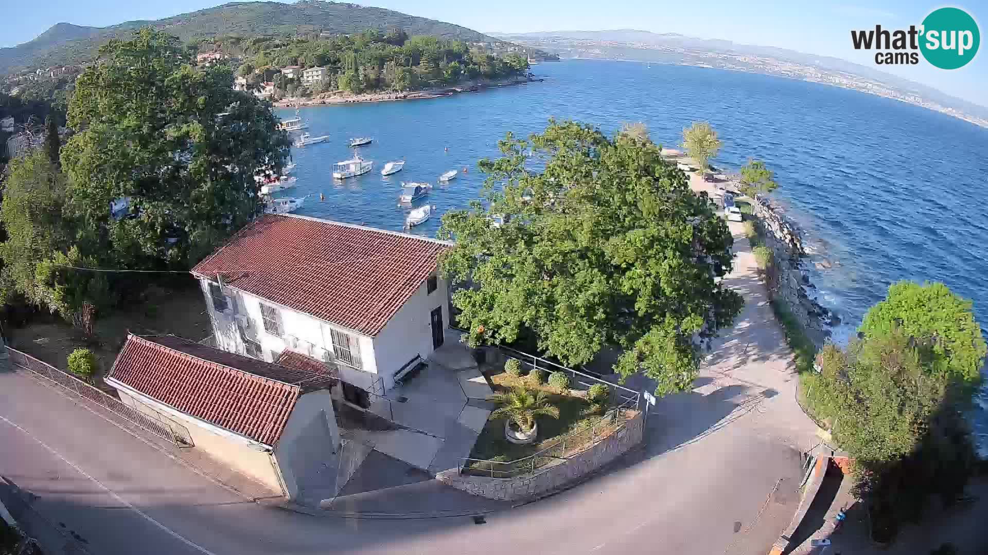 Webcam Ika Hafen – LIVE Blick auf den Hafen und die Lichter von Opatija