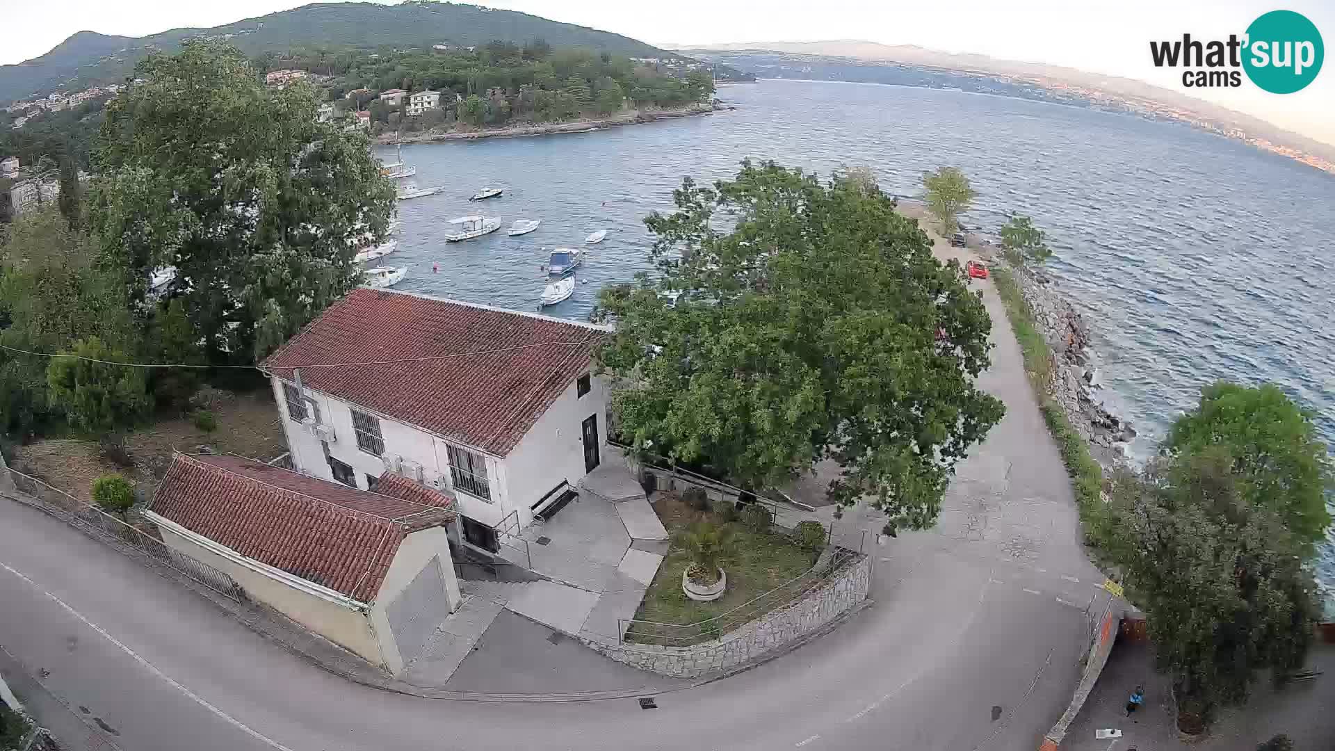 Webcam port d’Ika – Vue en direct et lumières d’Opatija