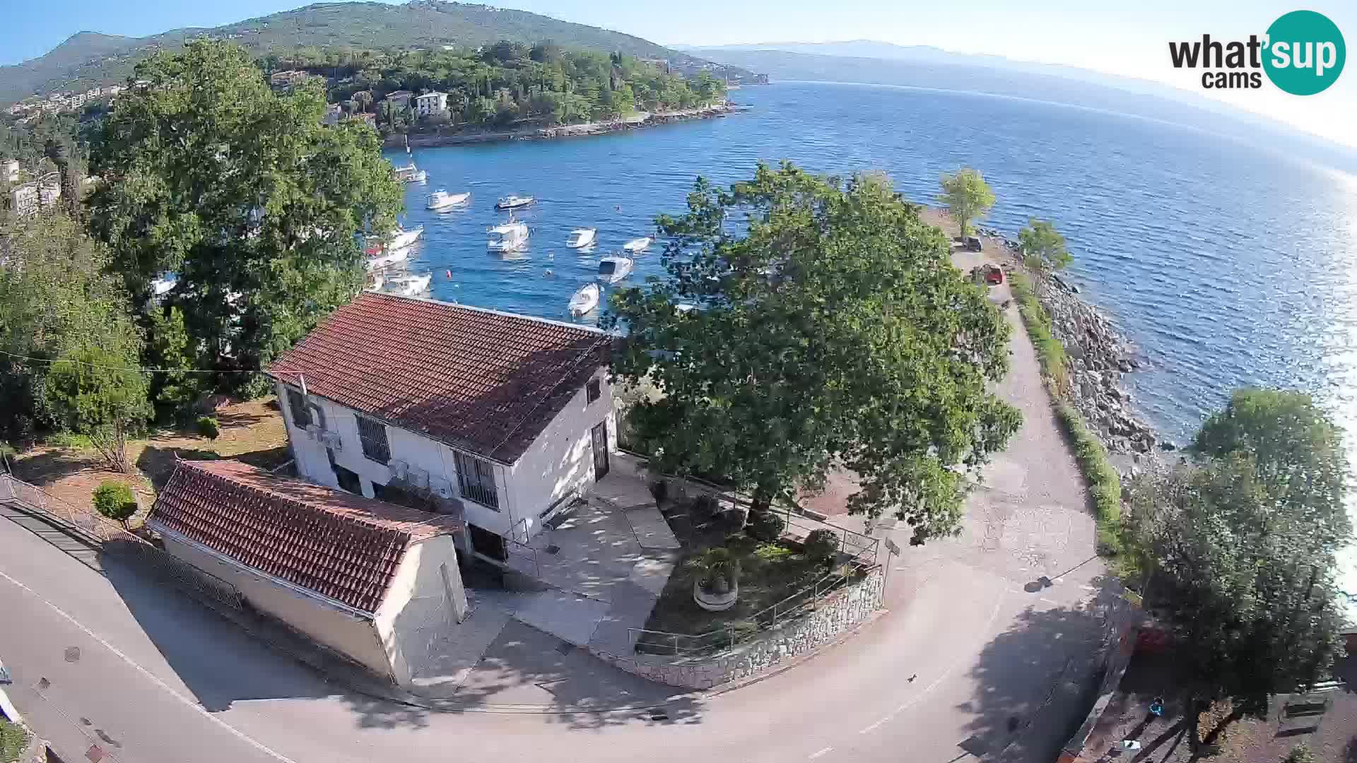 Ika Harbor Webcam – LIVE View of the Harbor and Opatija Lights
