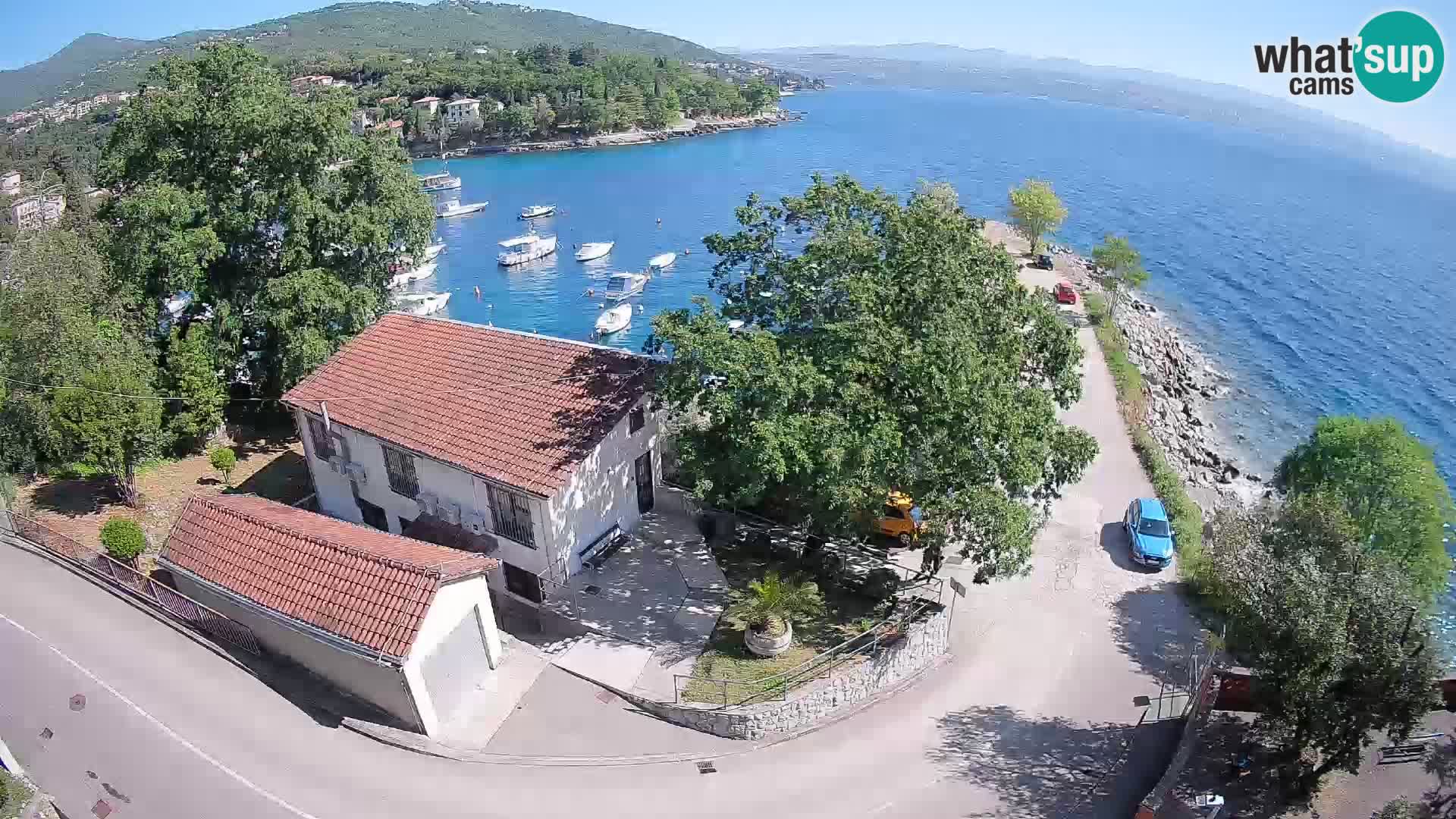 Webcam Ika Hafen – LIVE Blick auf den Hafen und die Lichter von Opatija