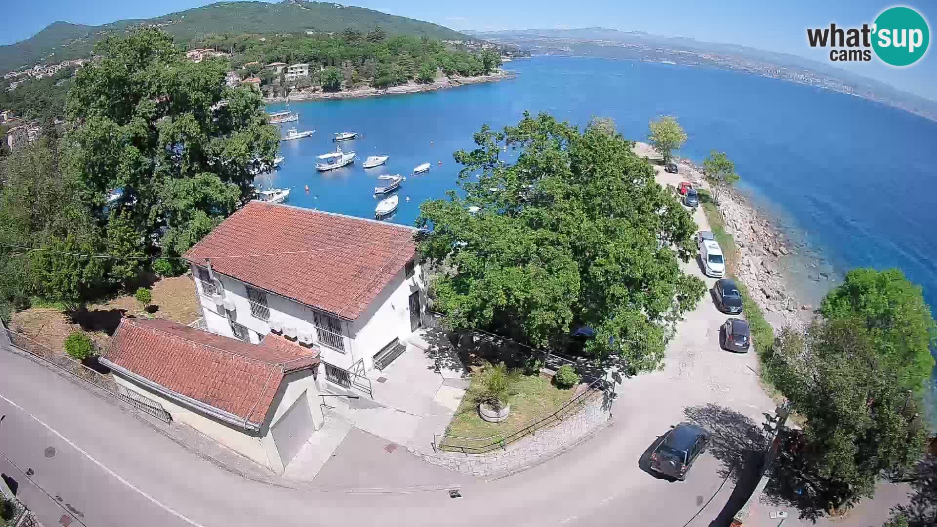 Webcam Ika Hafen – LIVE Blick auf den Hafen und die Lichter von Opatija
