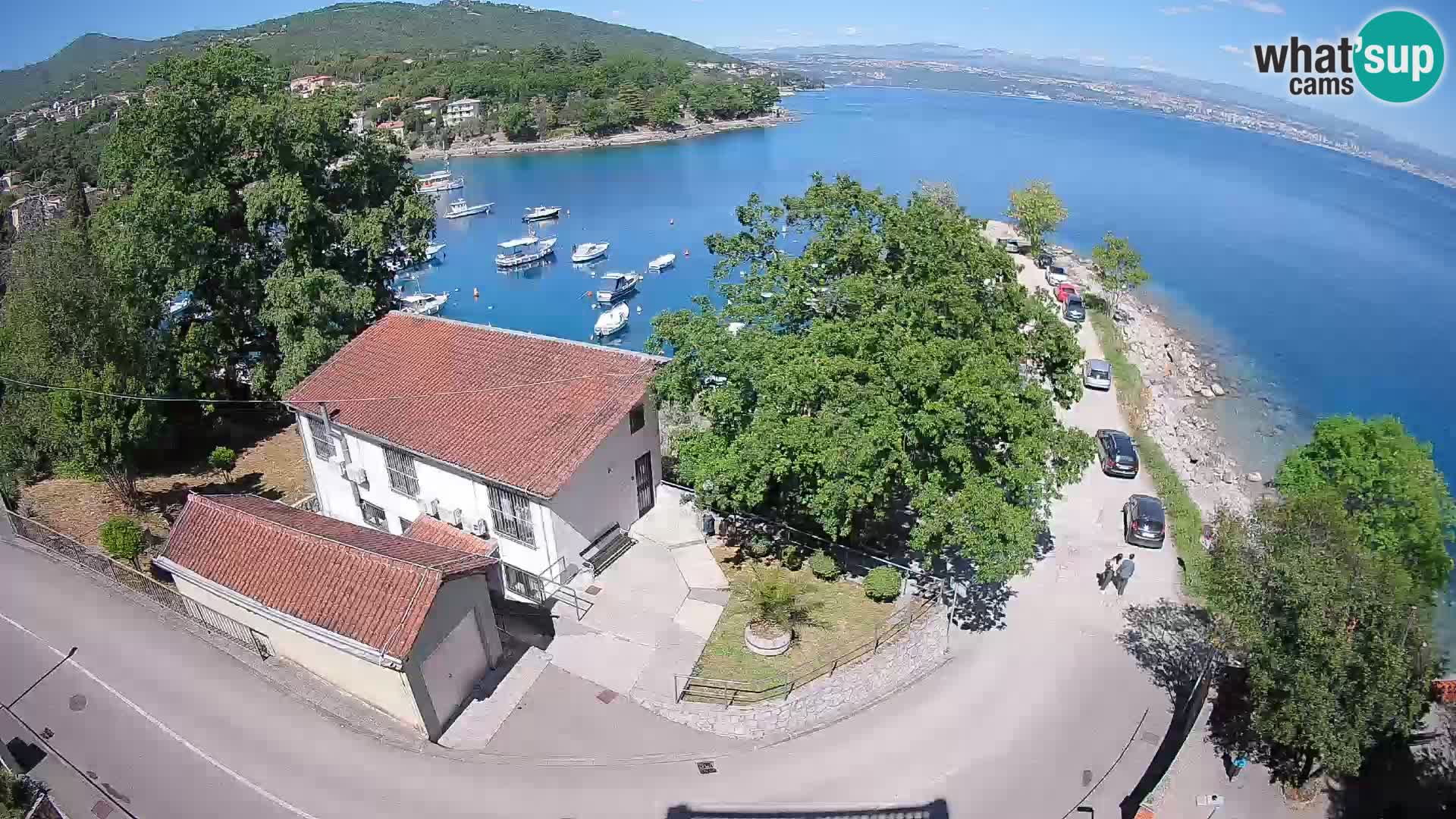 Webcam port d’Ika – Vue en direct et lumières d’Opatija