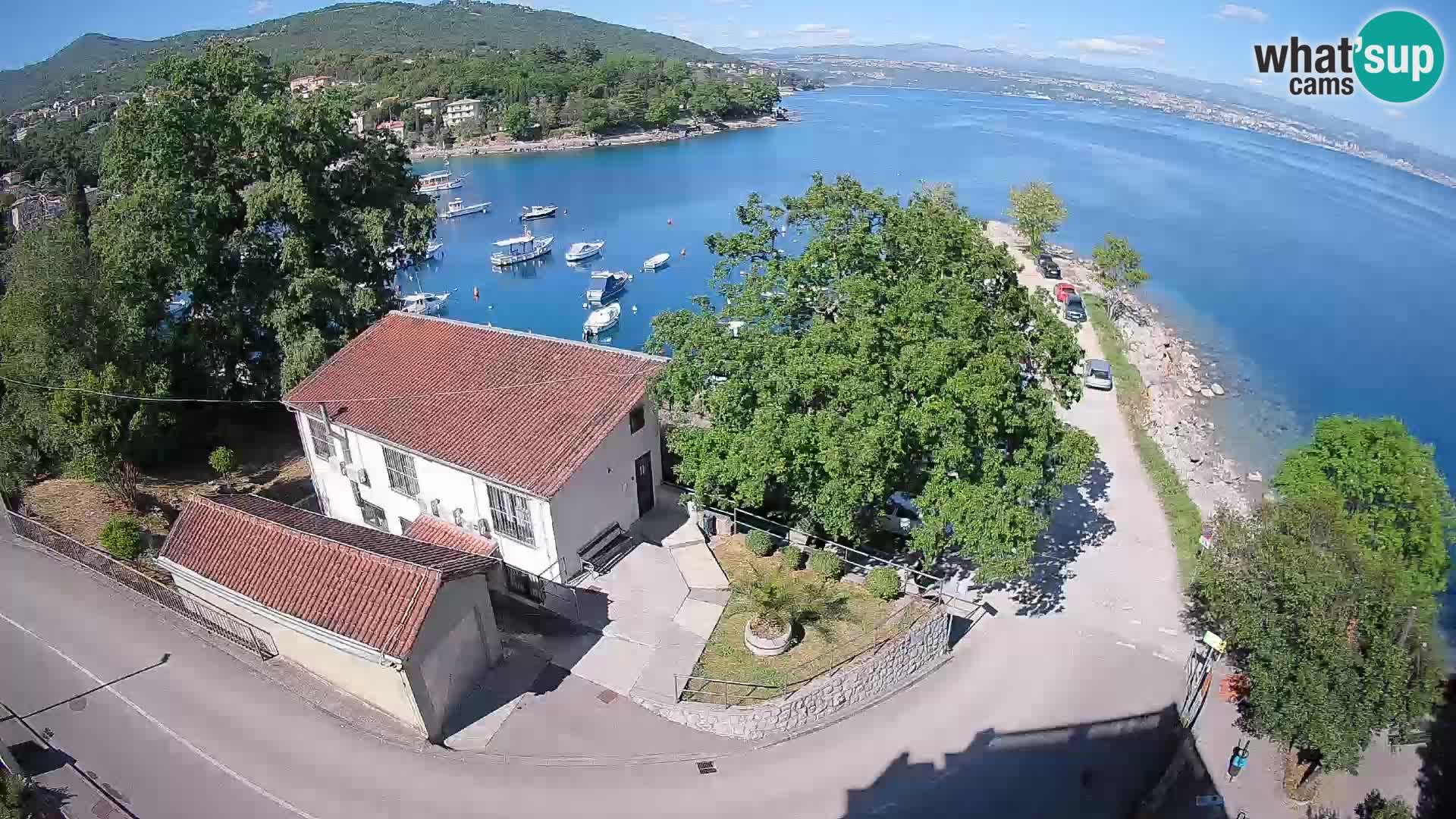 Webcam Ika Hafen – LIVE Blick auf den Hafen und die Lichter von Opatija