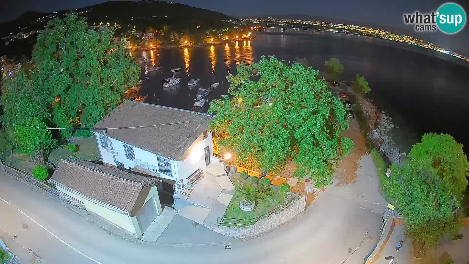 Webcam port d’Ika – Vue en direct et lumières d’Opatija