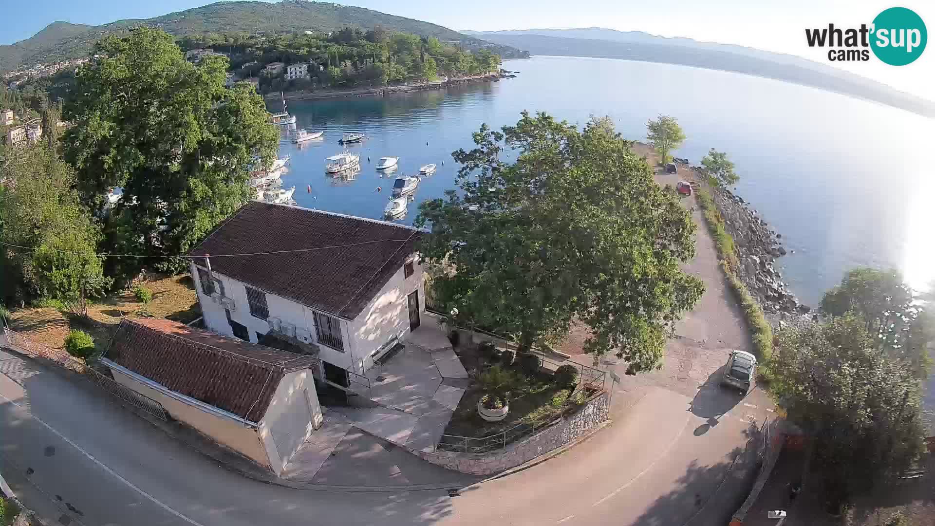 Webcam Ika Hafen – LIVE Blick auf den Hafen und die Lichter von Opatija
