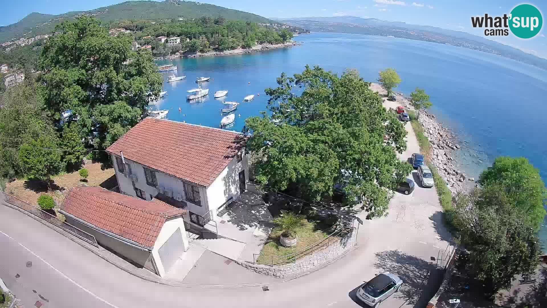 Ika Harbor Webcam – LIVE View of the Harbor and Opatija Lights