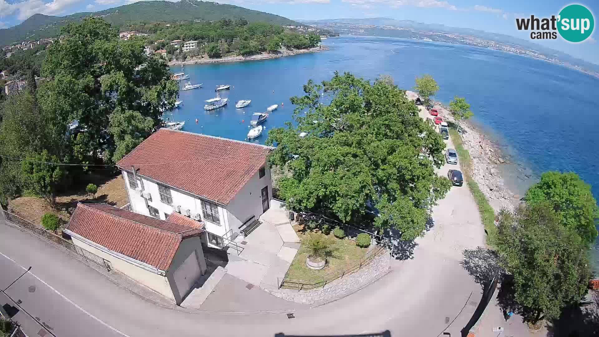 Webcam Ika Hafen – LIVE Blick auf den Hafen und die Lichter von Opatija