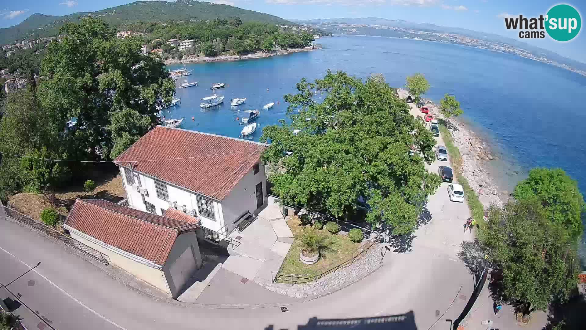 Webcam Ika Hafen – LIVE Blick auf den Hafen und die Lichter von Opatija