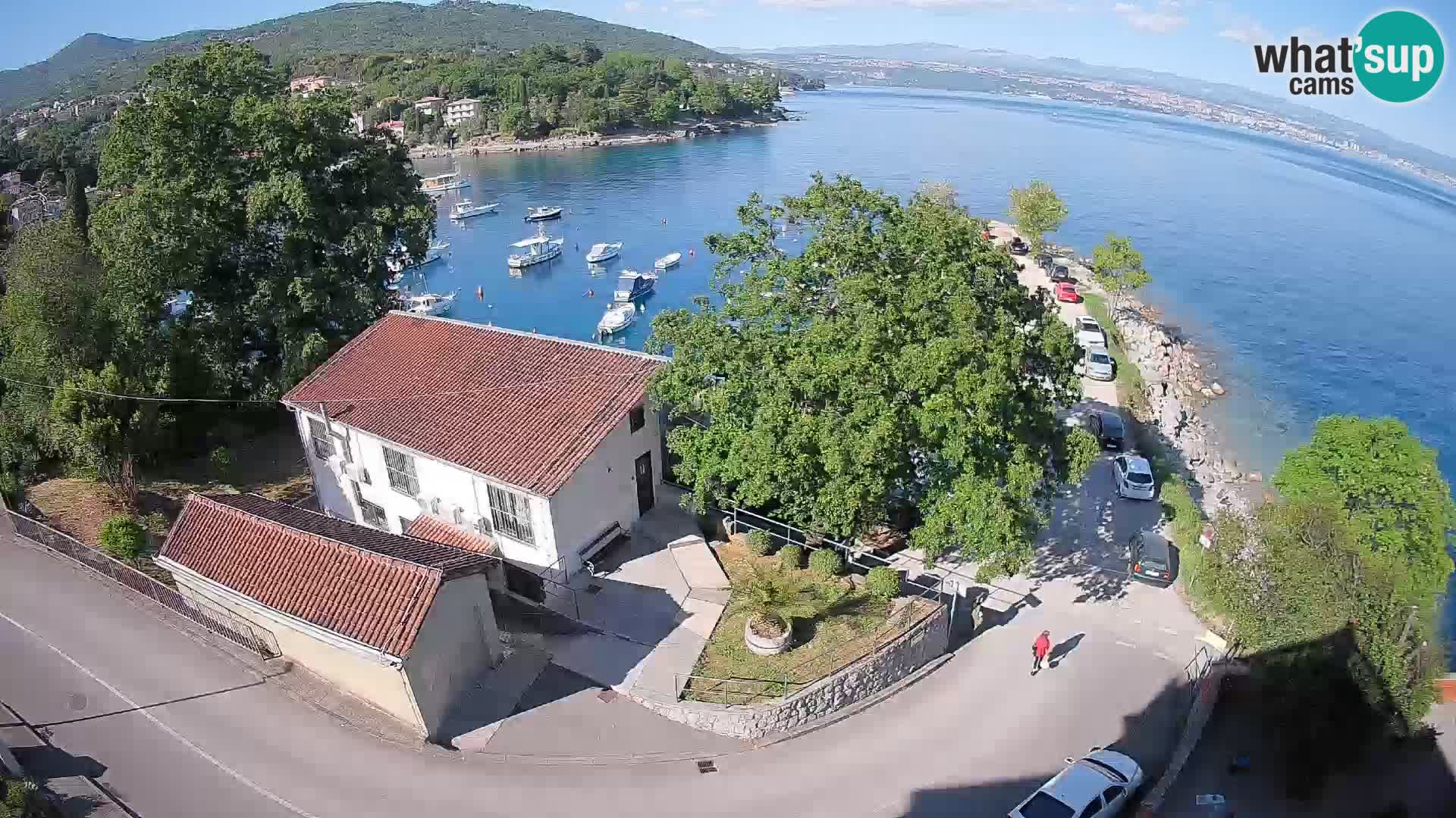 Ika Harbor Webcam – LIVE View of the Harbor and Opatija Lights