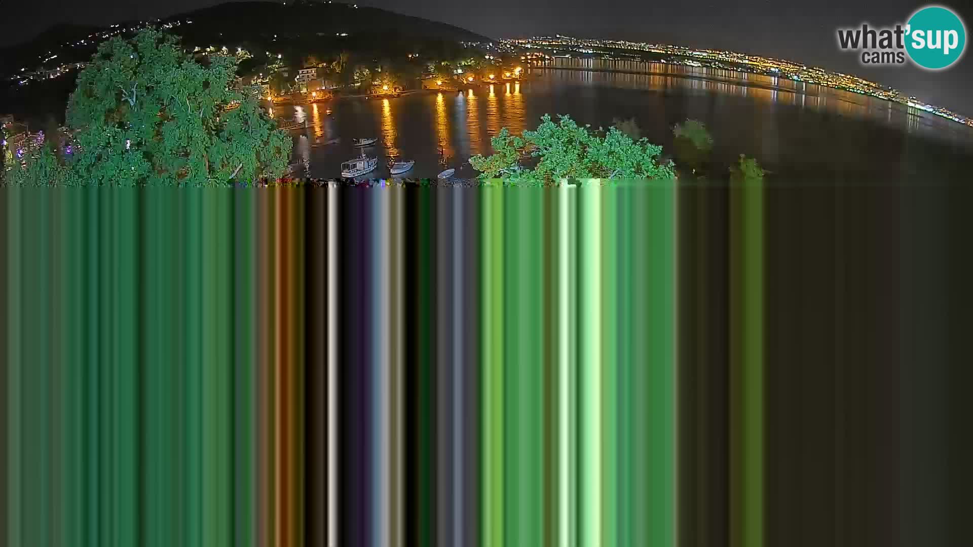 Webcam Ika Hafen – LIVE Blick auf den Hafen und die Lichter von Opatija