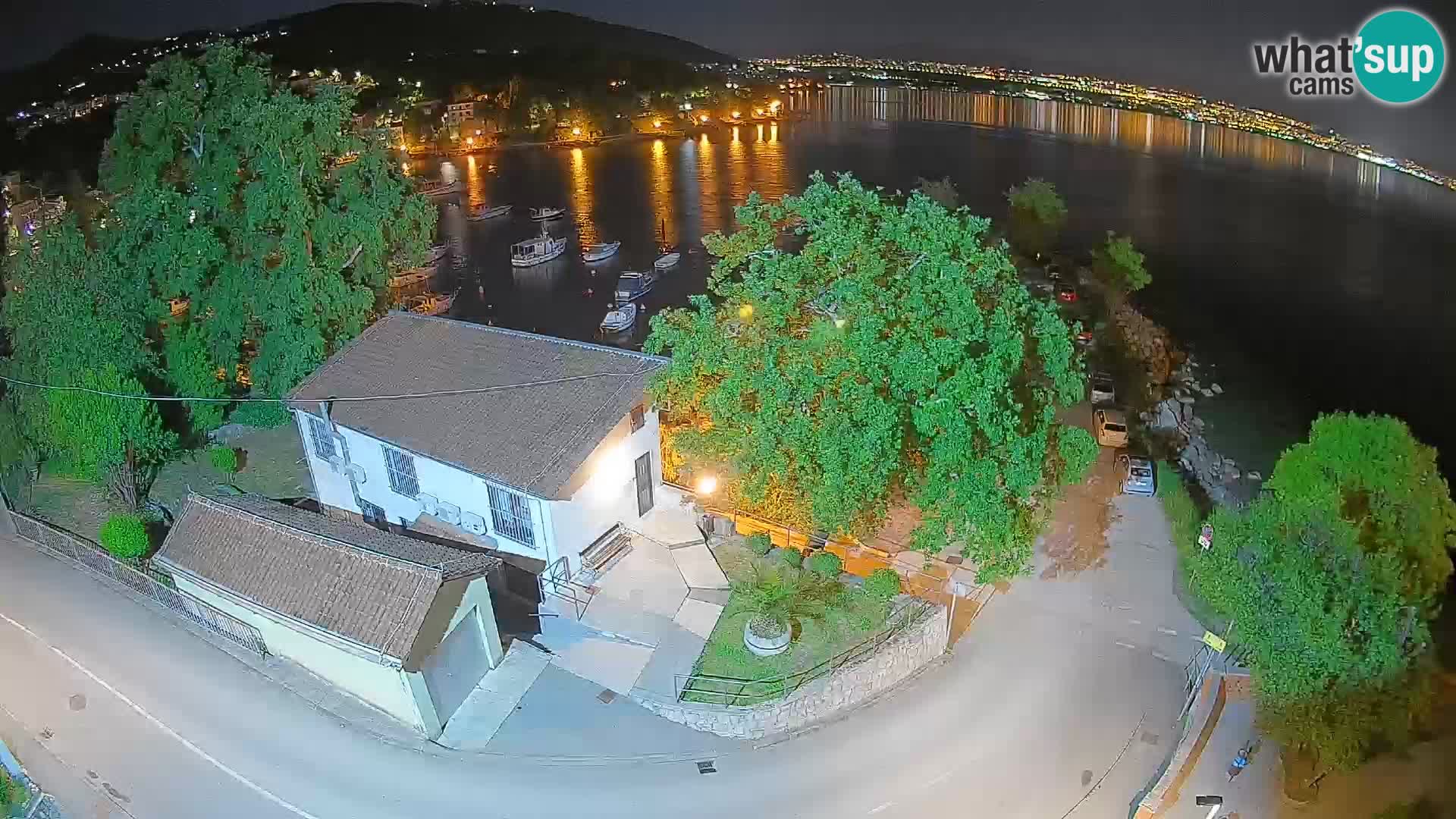 Webcam port d’Ika – Vue en direct et lumières d’Opatija