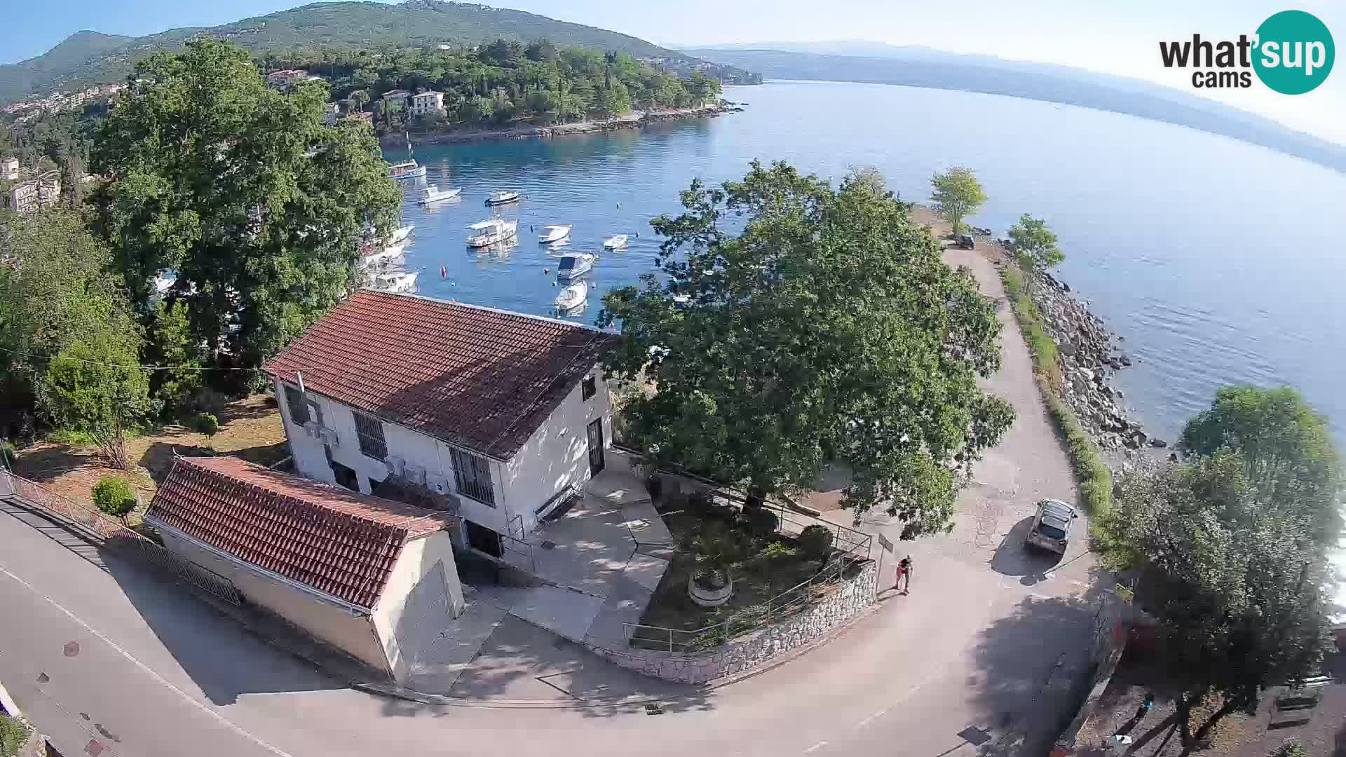 Webcam port d’Ika – Vue en direct et lumières d’Opatija