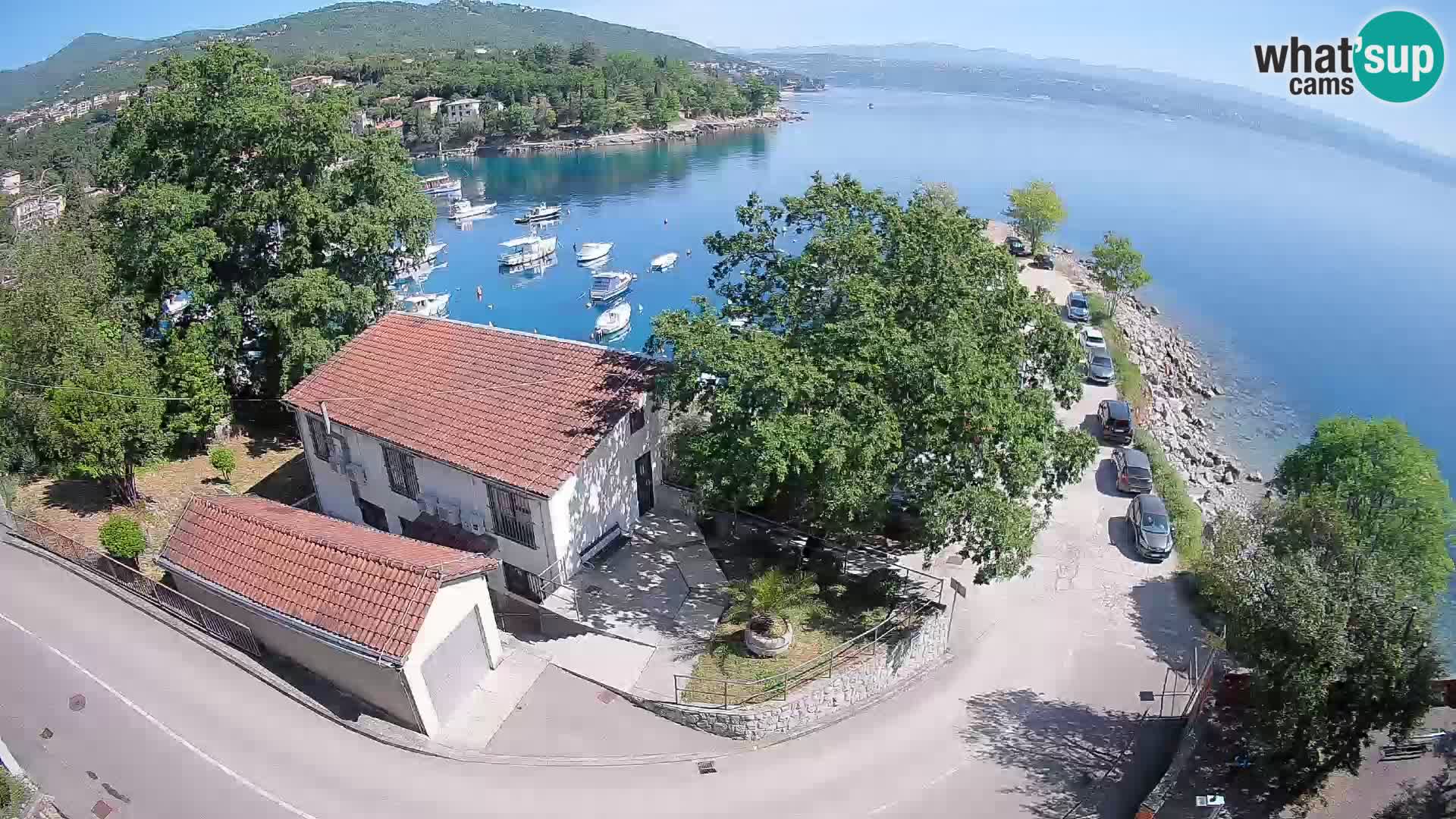Webcam port d’Ika – Vue en direct et lumières d’Opatija