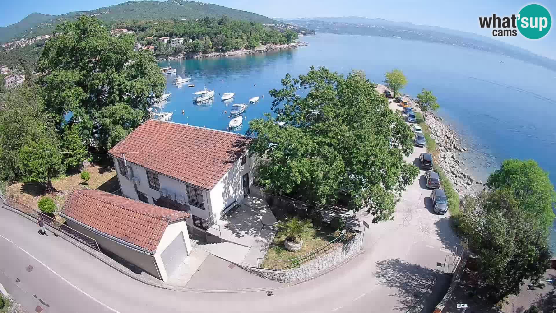 Webcam port d’Ika – Vue en direct et lumières d’Opatija